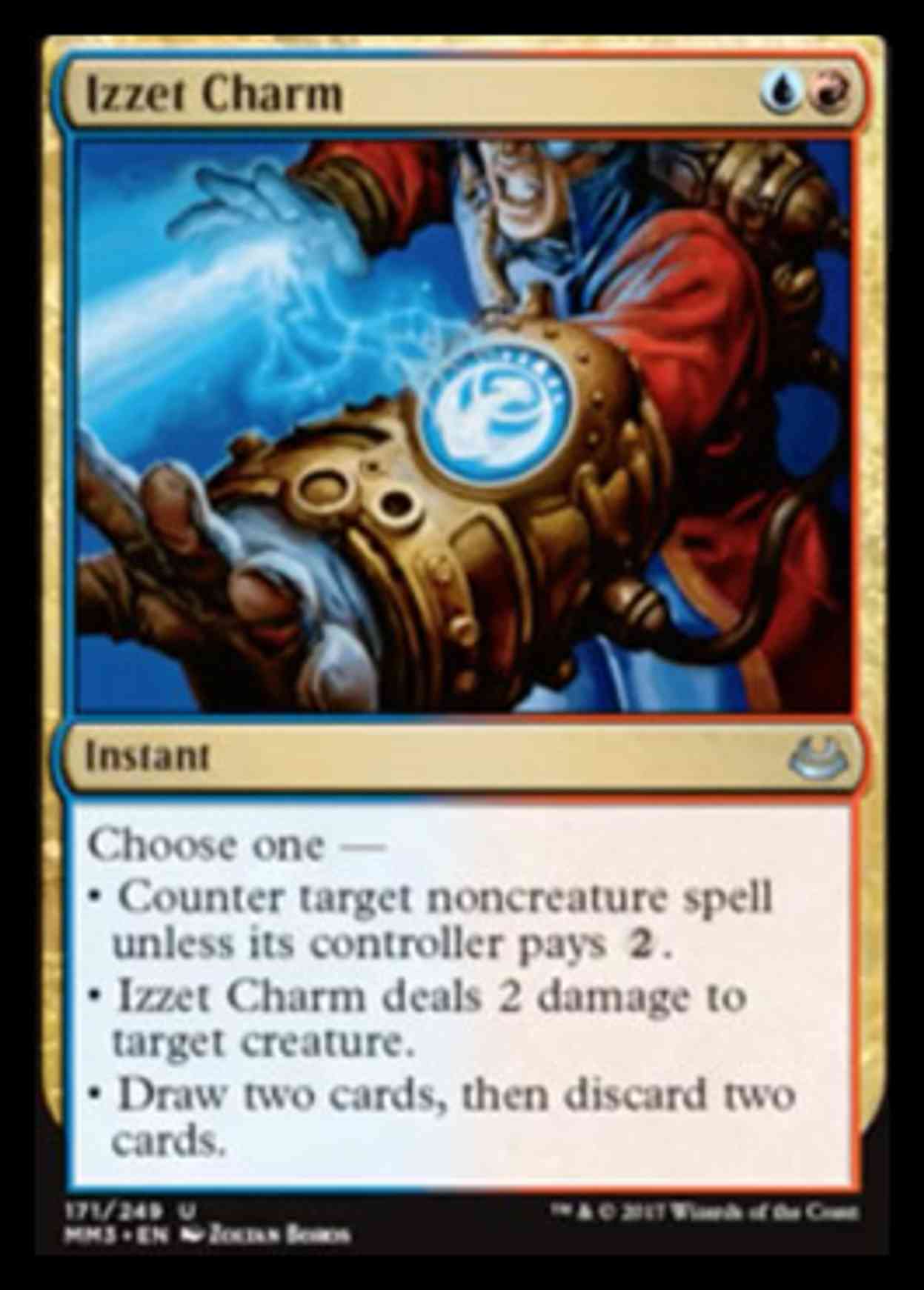 Izzet Charm magic card front