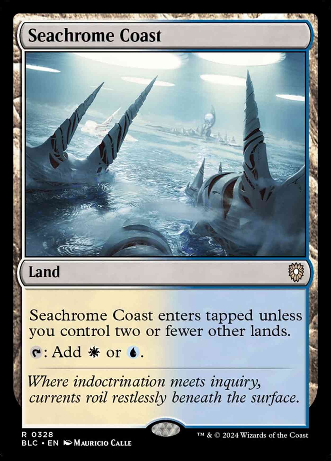 Seachrome Coast magic card front