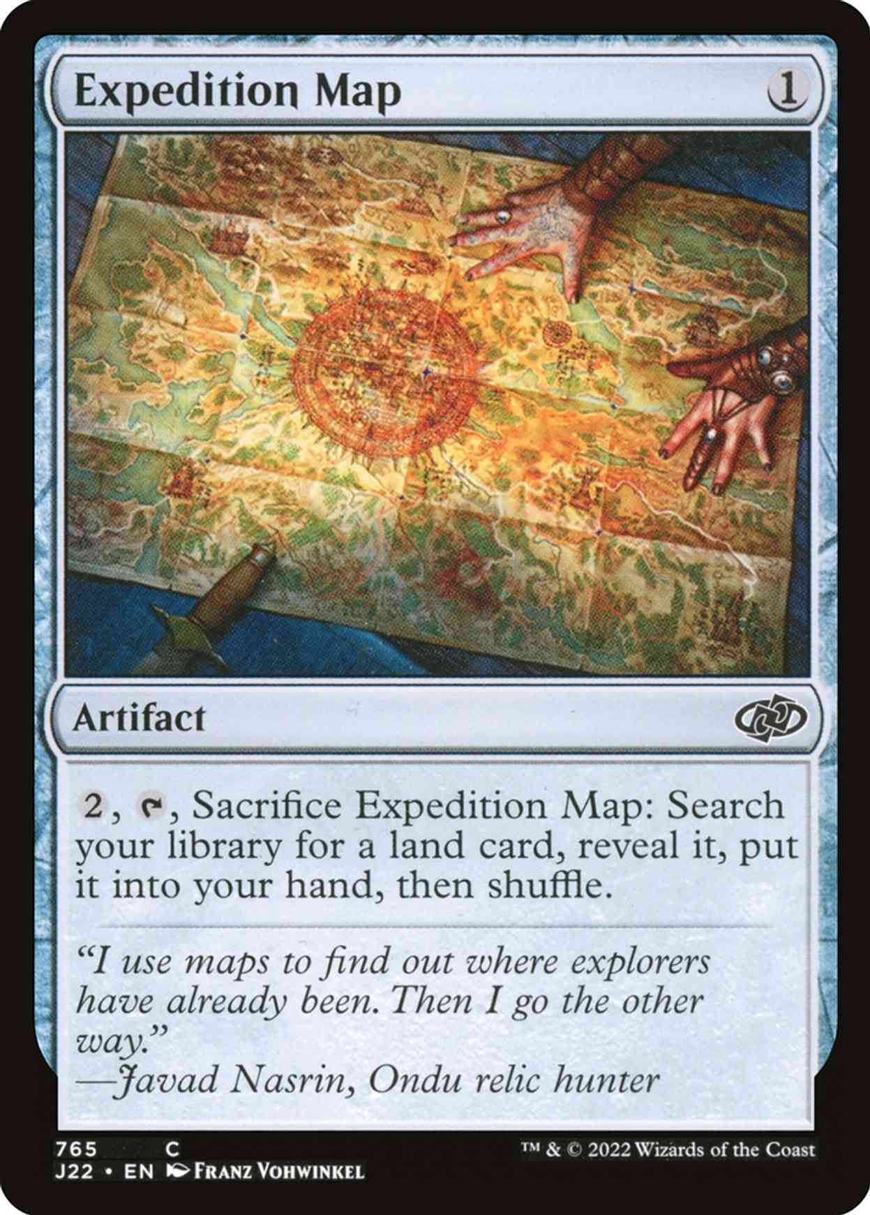 Expedition Map magic card front