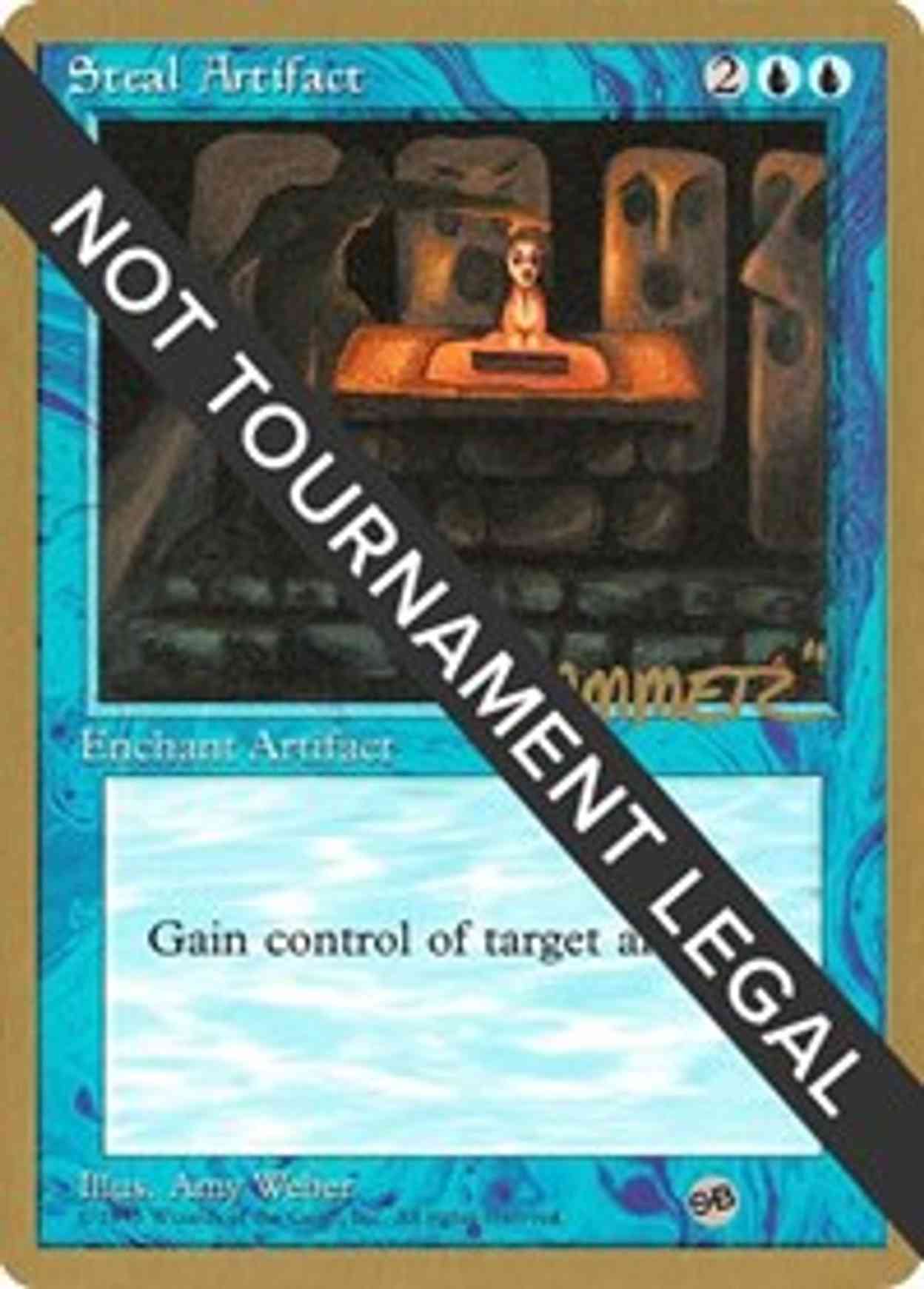 Steal Artifact - 1996 Shawn "Hammer" Regnier (4ED) (SB) magic card front