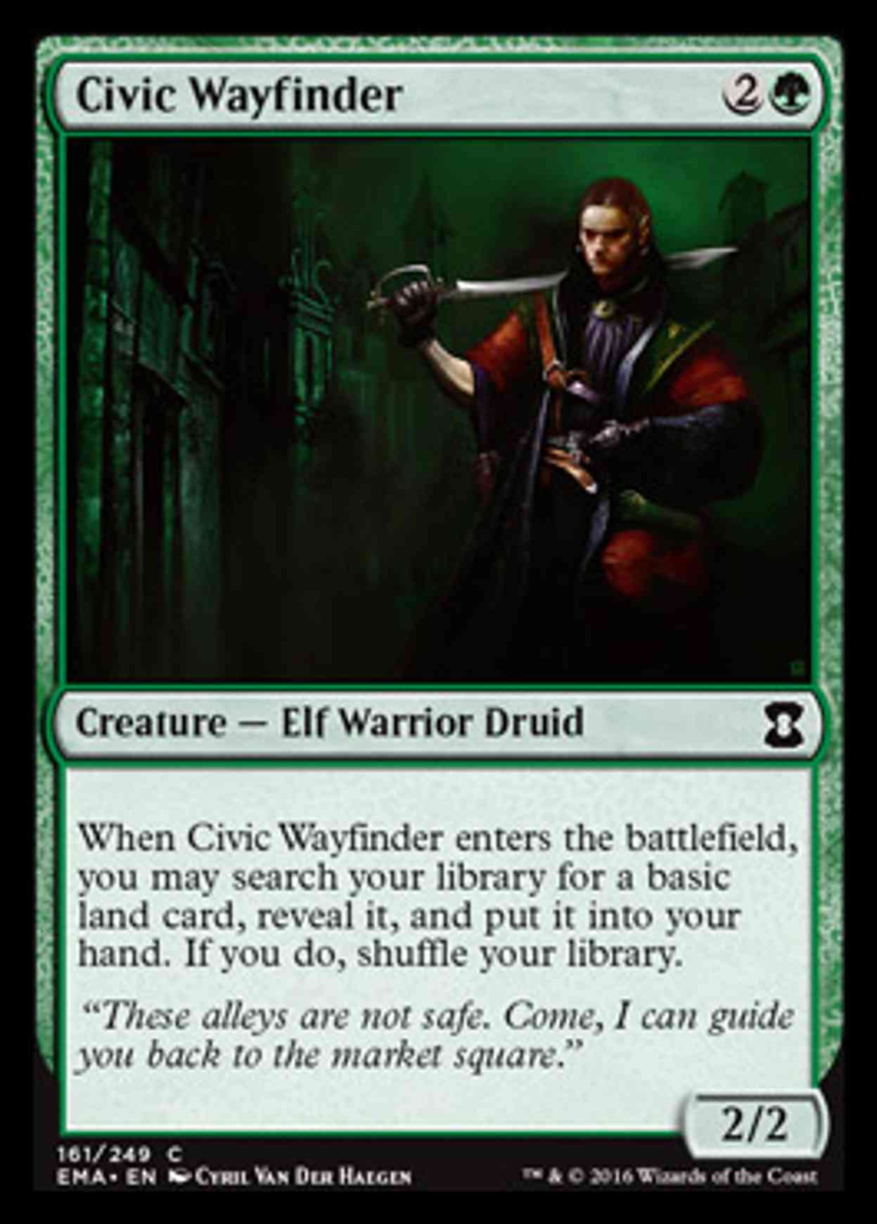 Civic Wayfinder magic card front
