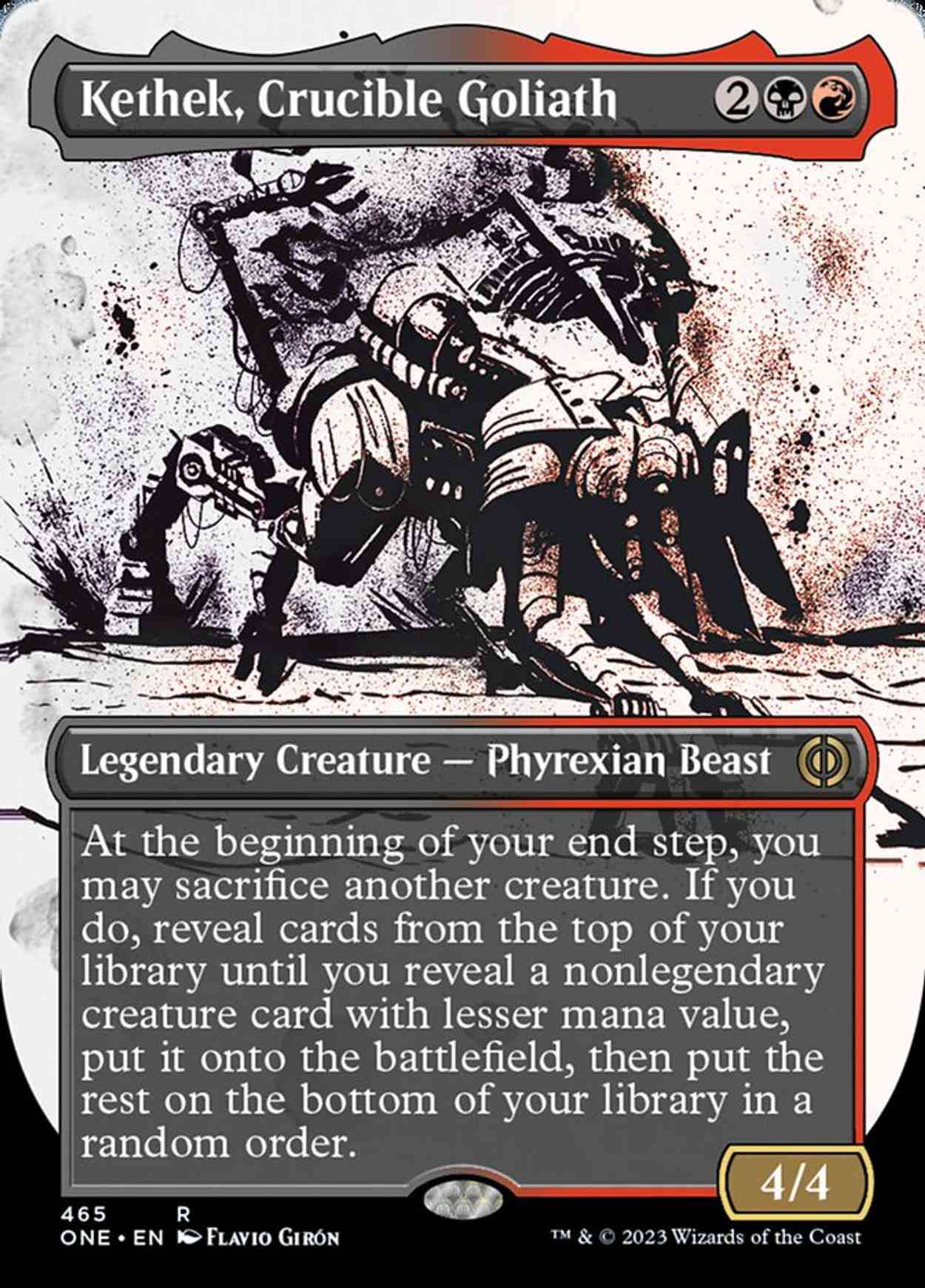 Kethek, Crucible Goliath (Showcase) (Step-and-Compleat Foil) magic card front