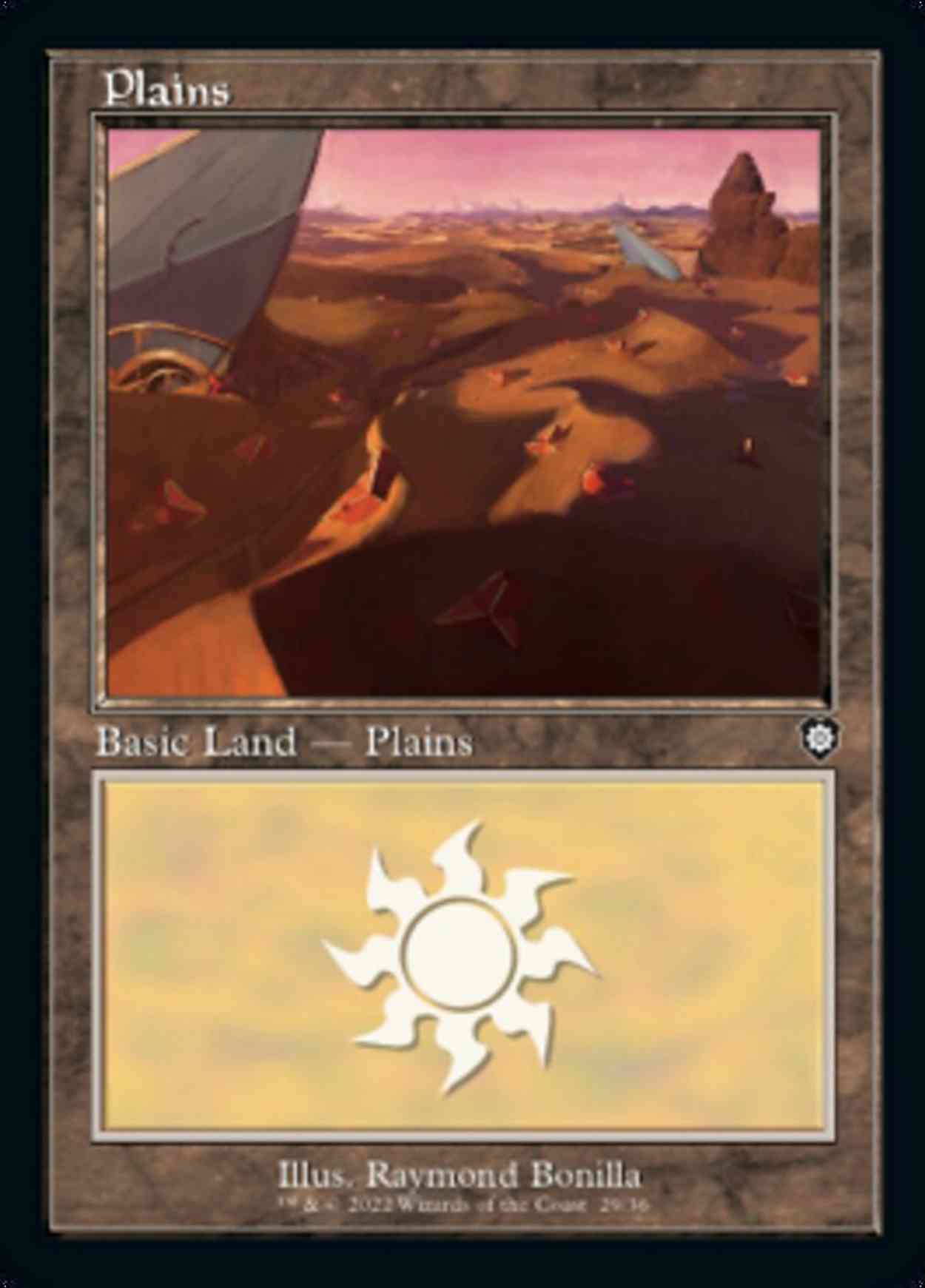 Plains (29) magic card front