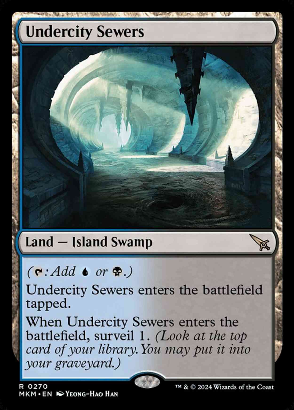 Undercity Sewers magic card front