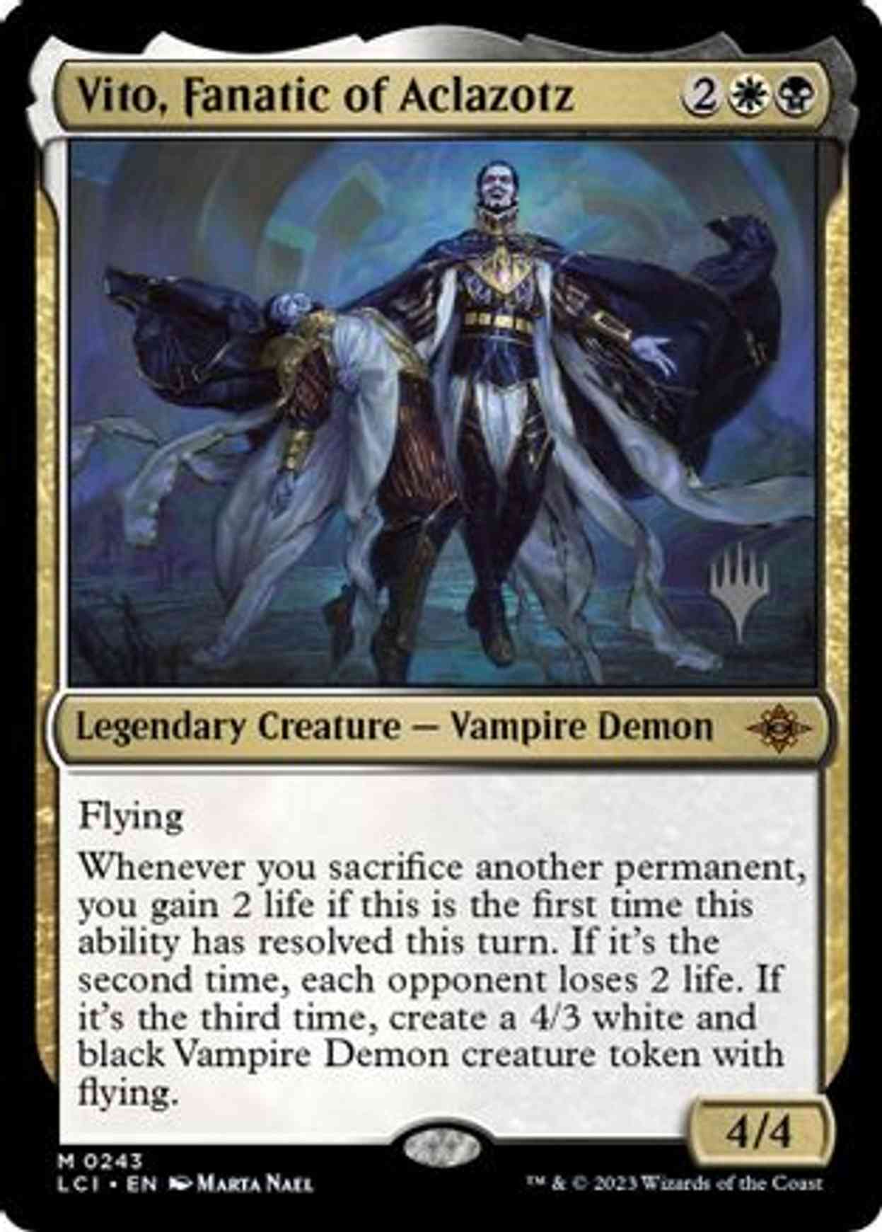 Vito, Fanatic of Aclazotz magic card front