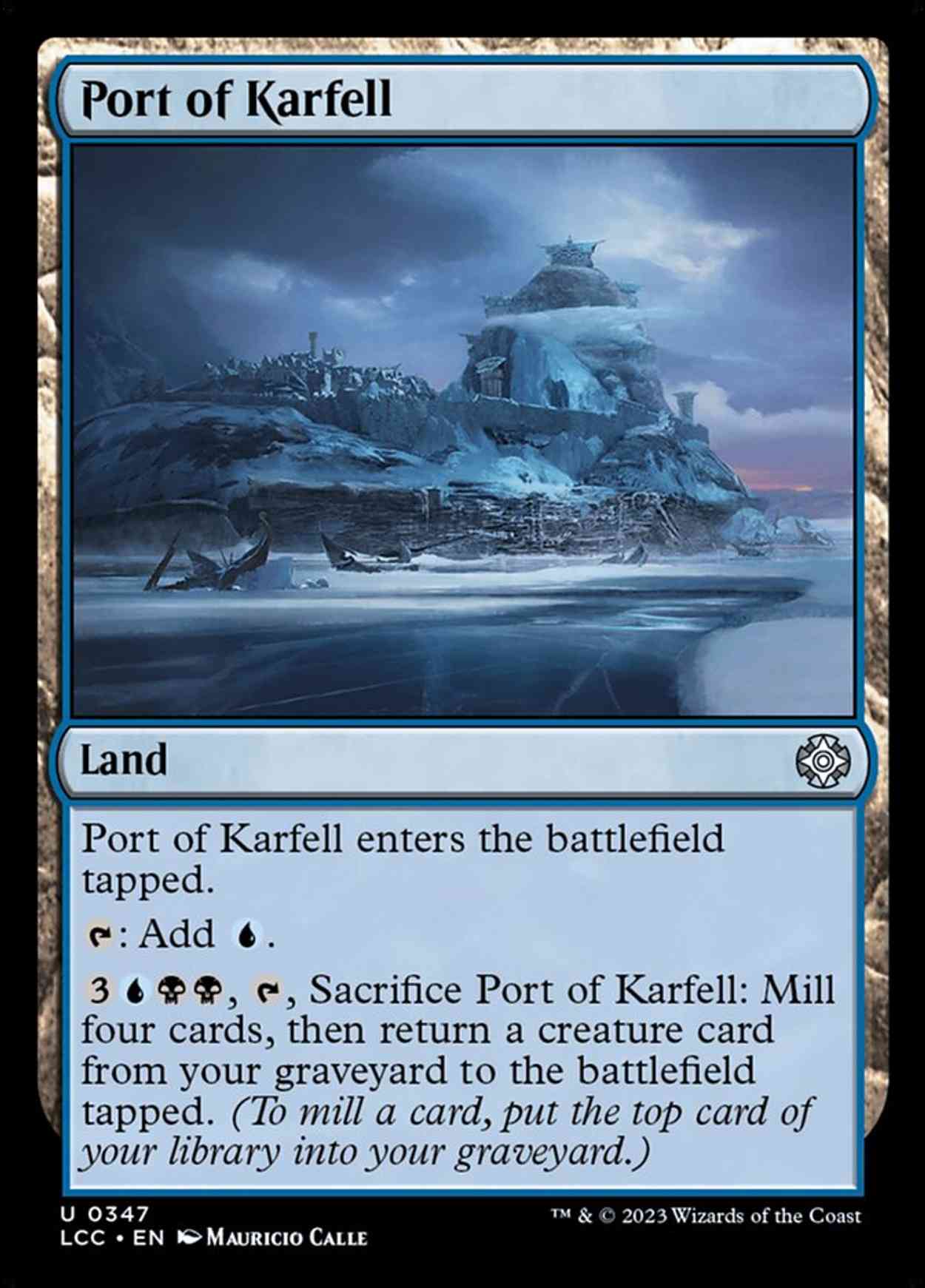 Port of Karfell magic card front