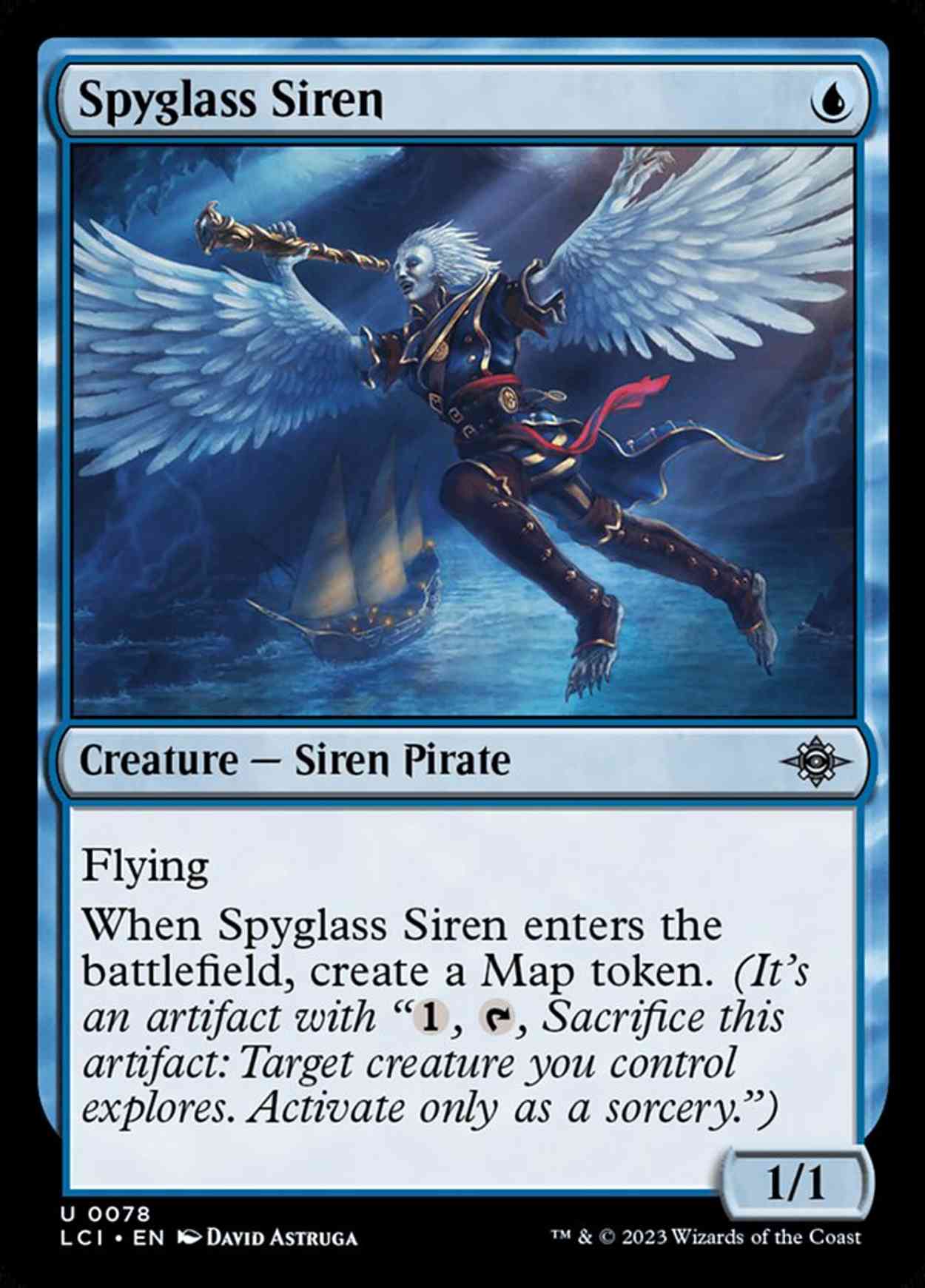 Spyglass Siren magic card front