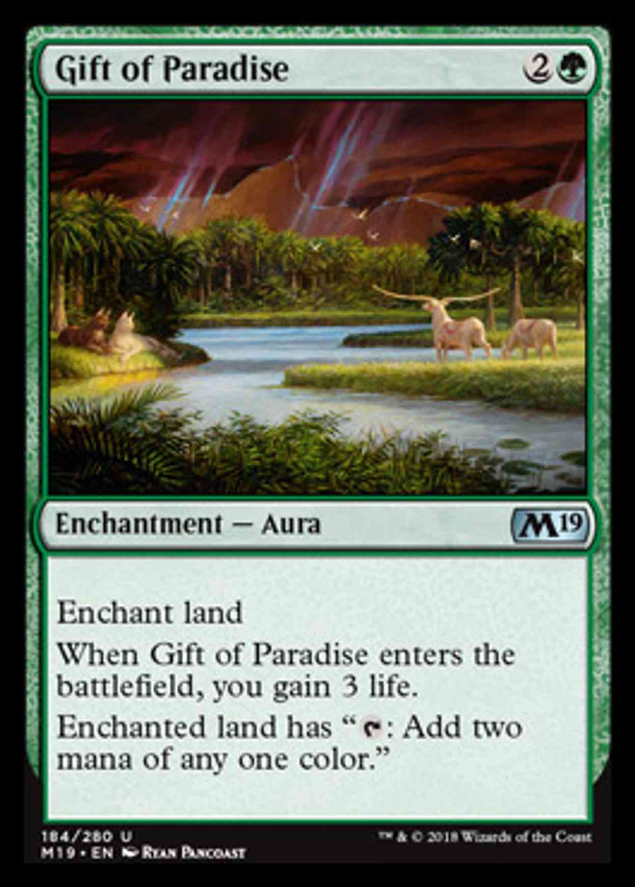 Gift of Paradise magic card front