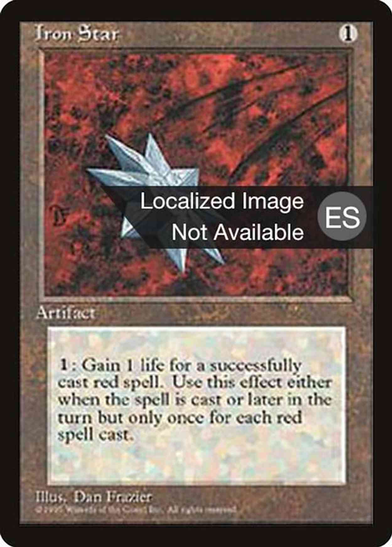 Iron Star magic card front