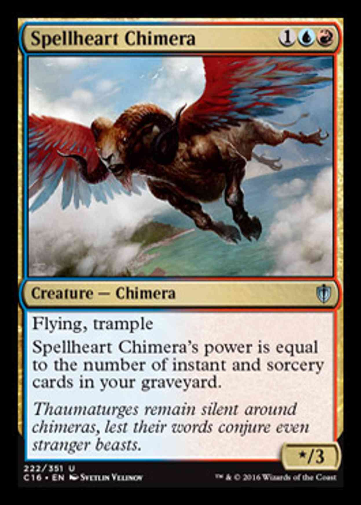Spellheart Chimera magic card front