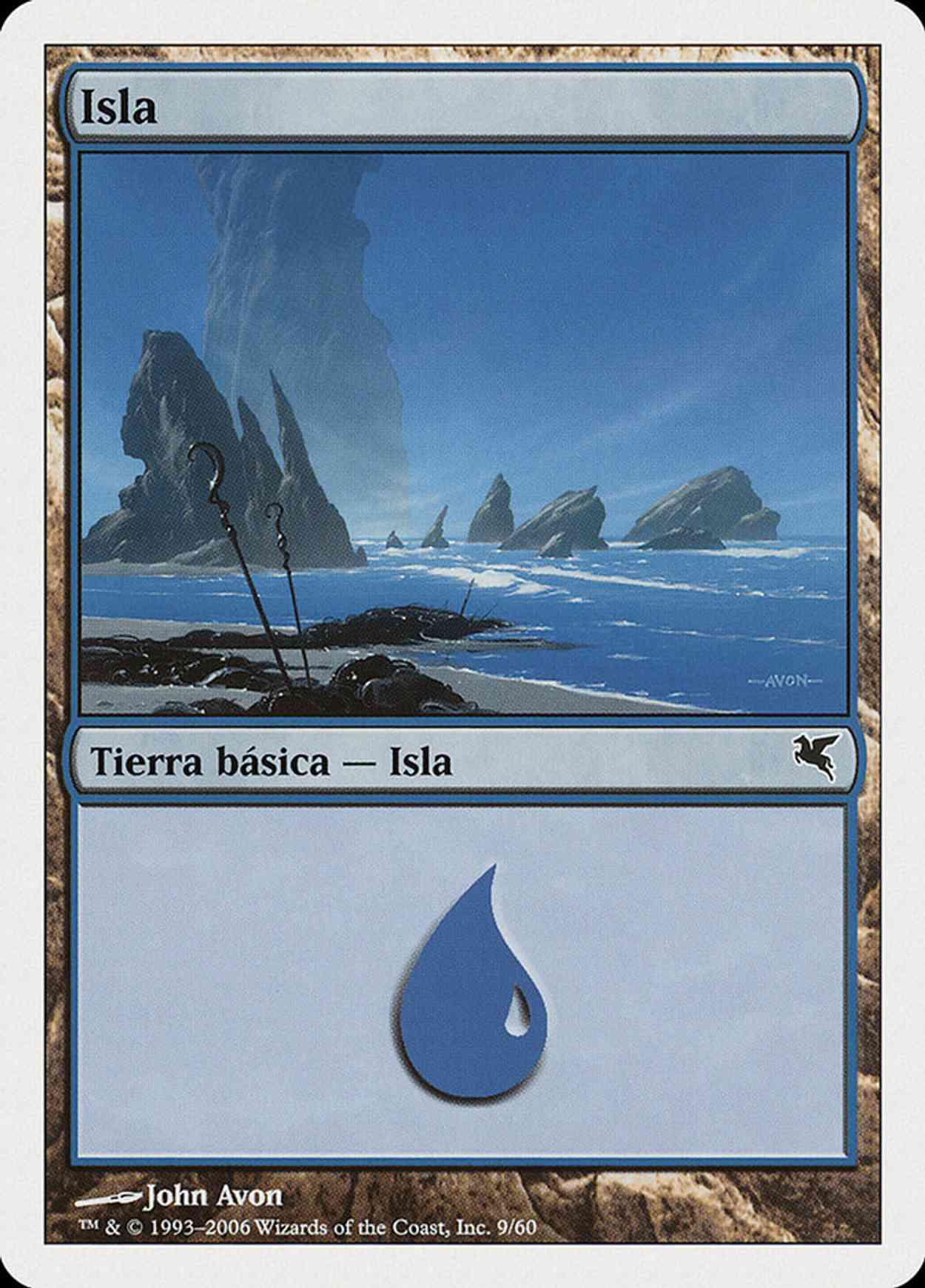 Island (Retro Frame) magic card front