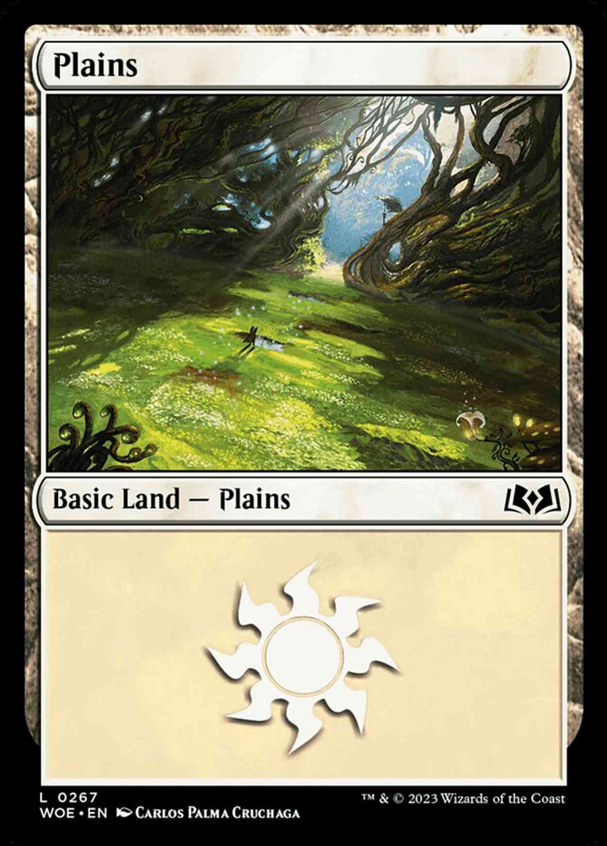 Plains (267) magic card front