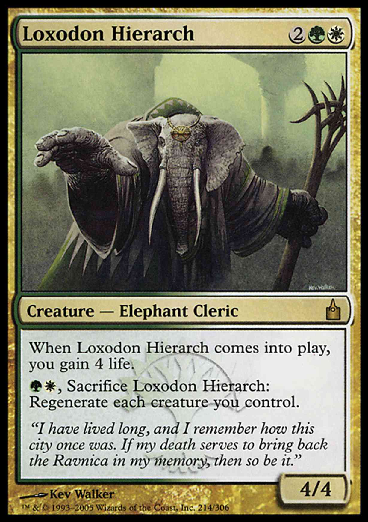 Loxodon Hierarch magic card front