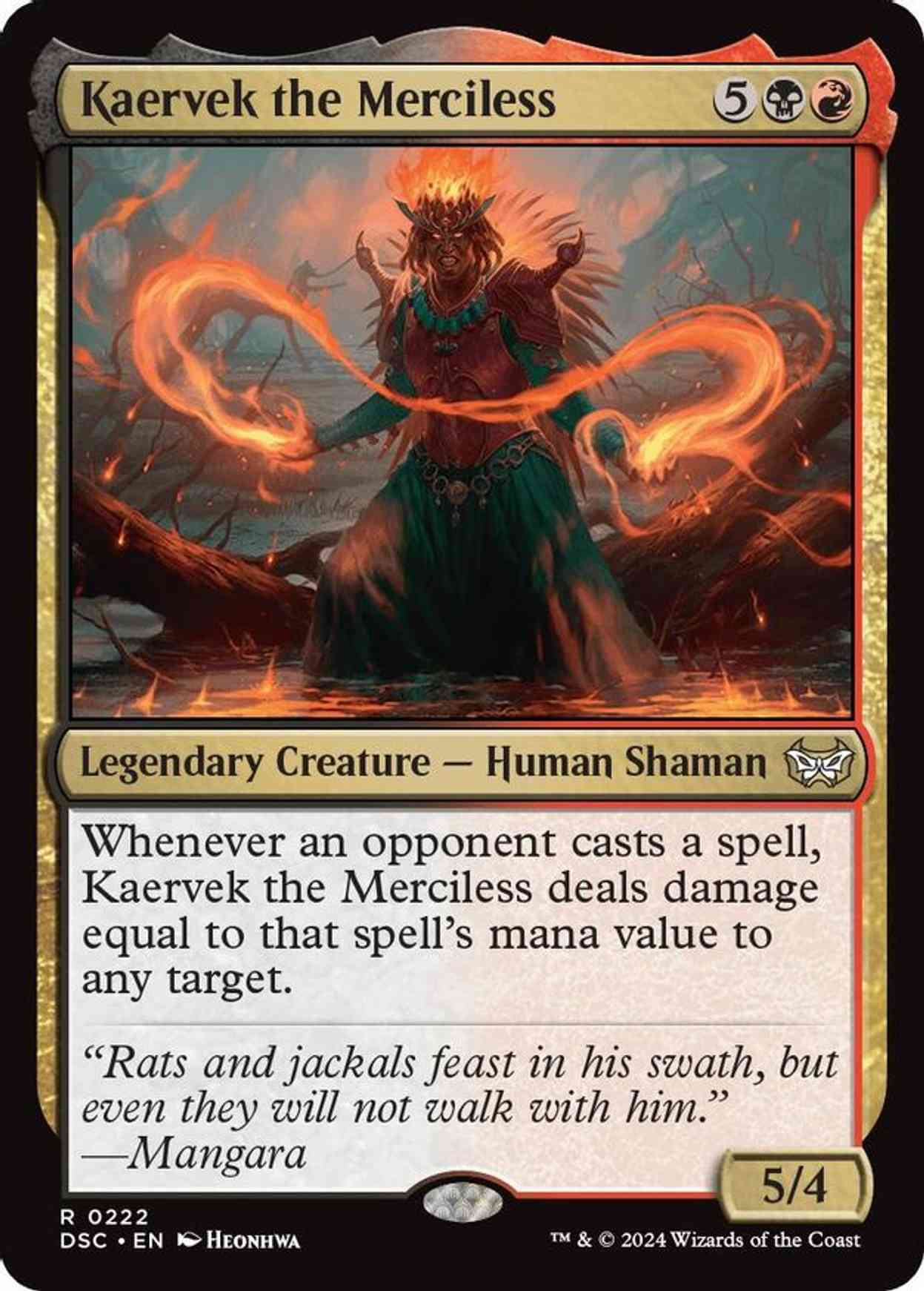 Kaervek the Merciless magic card front