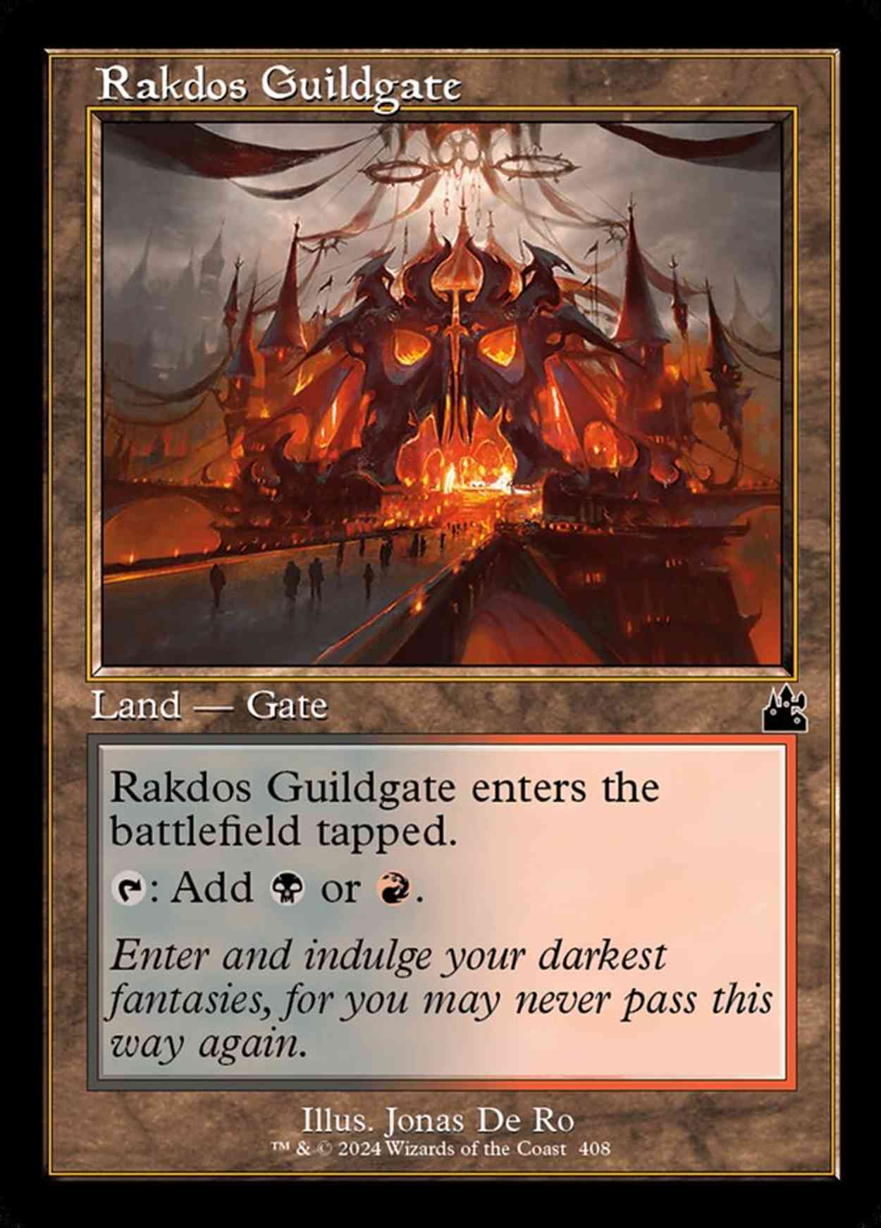 Rakdos Guildgate (Retro Frame) magic card front