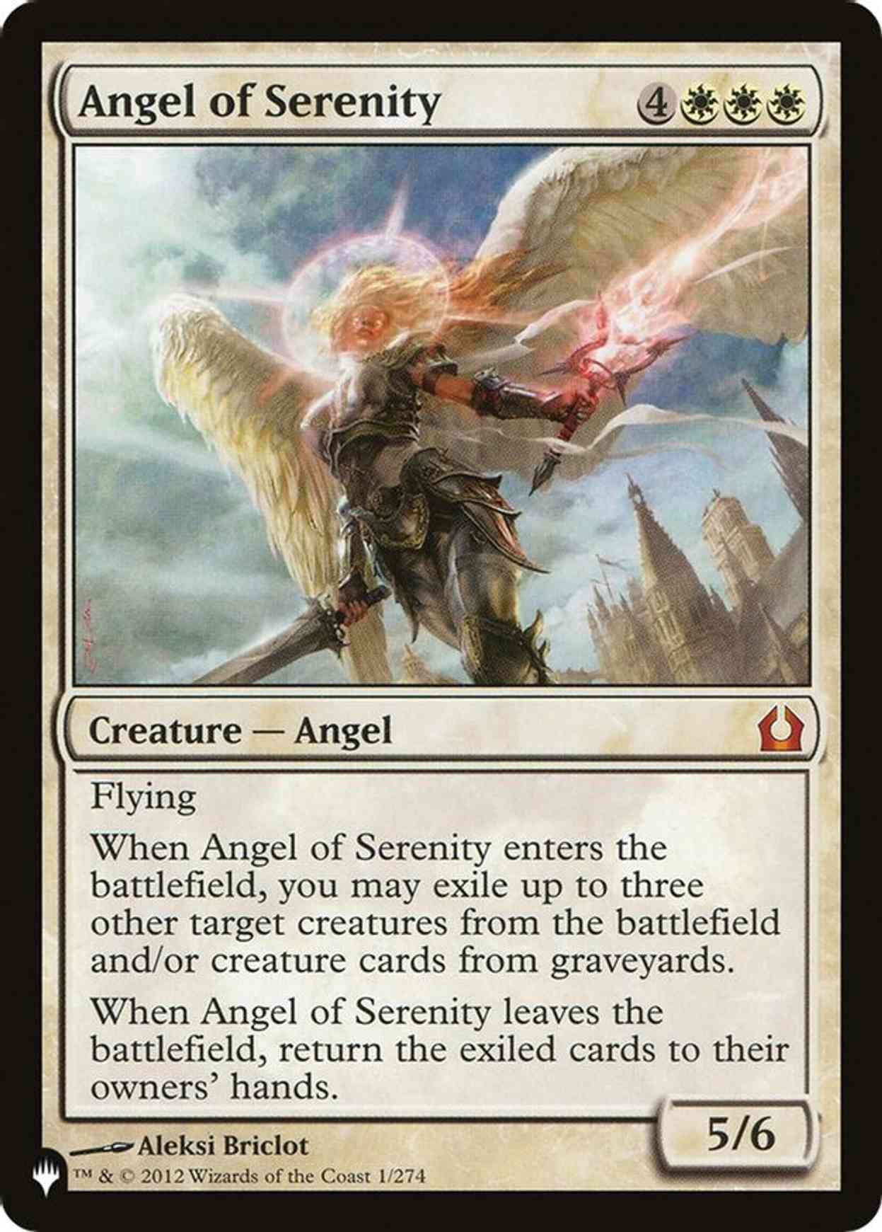 Angel of Serenity (RTR) magic card front