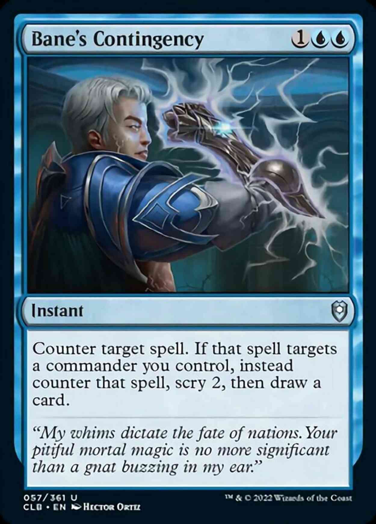 Bane's Contingency magic card front