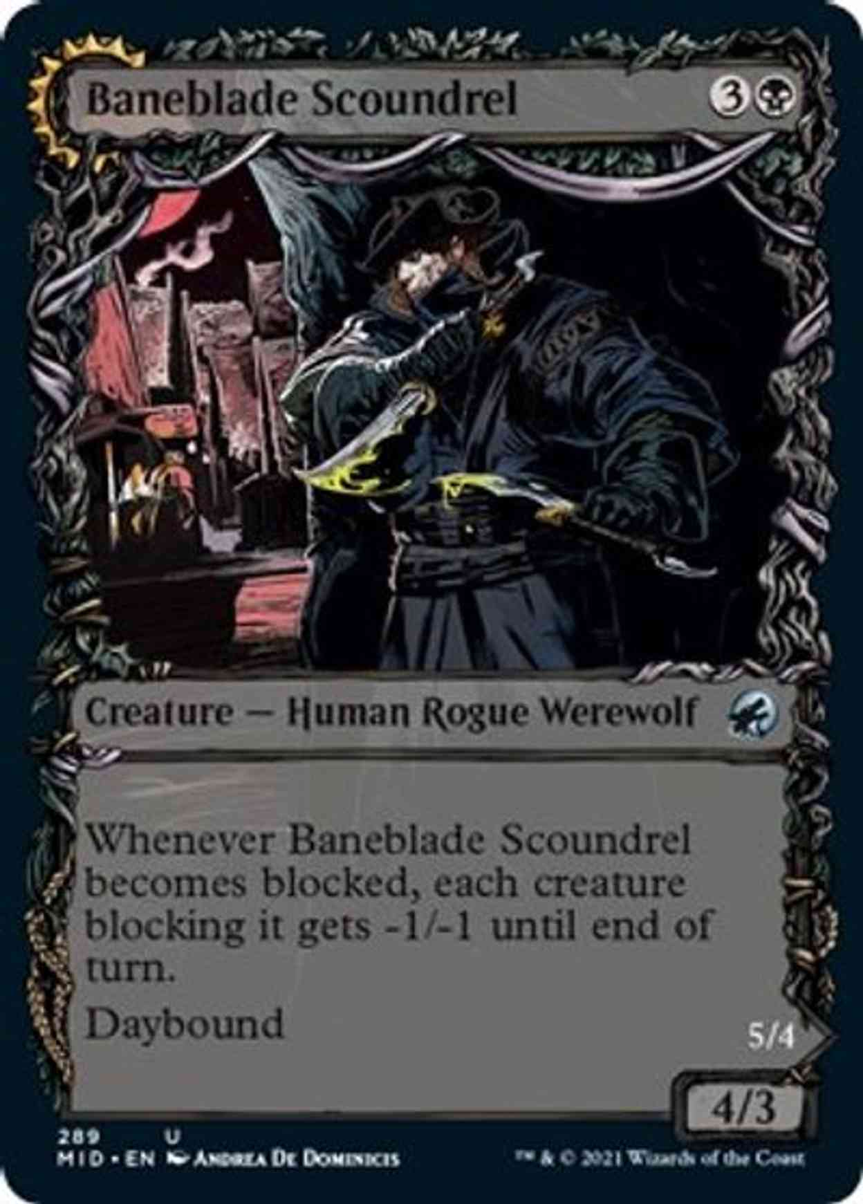 Baneblade Scoundrel (Showcase) magic card front