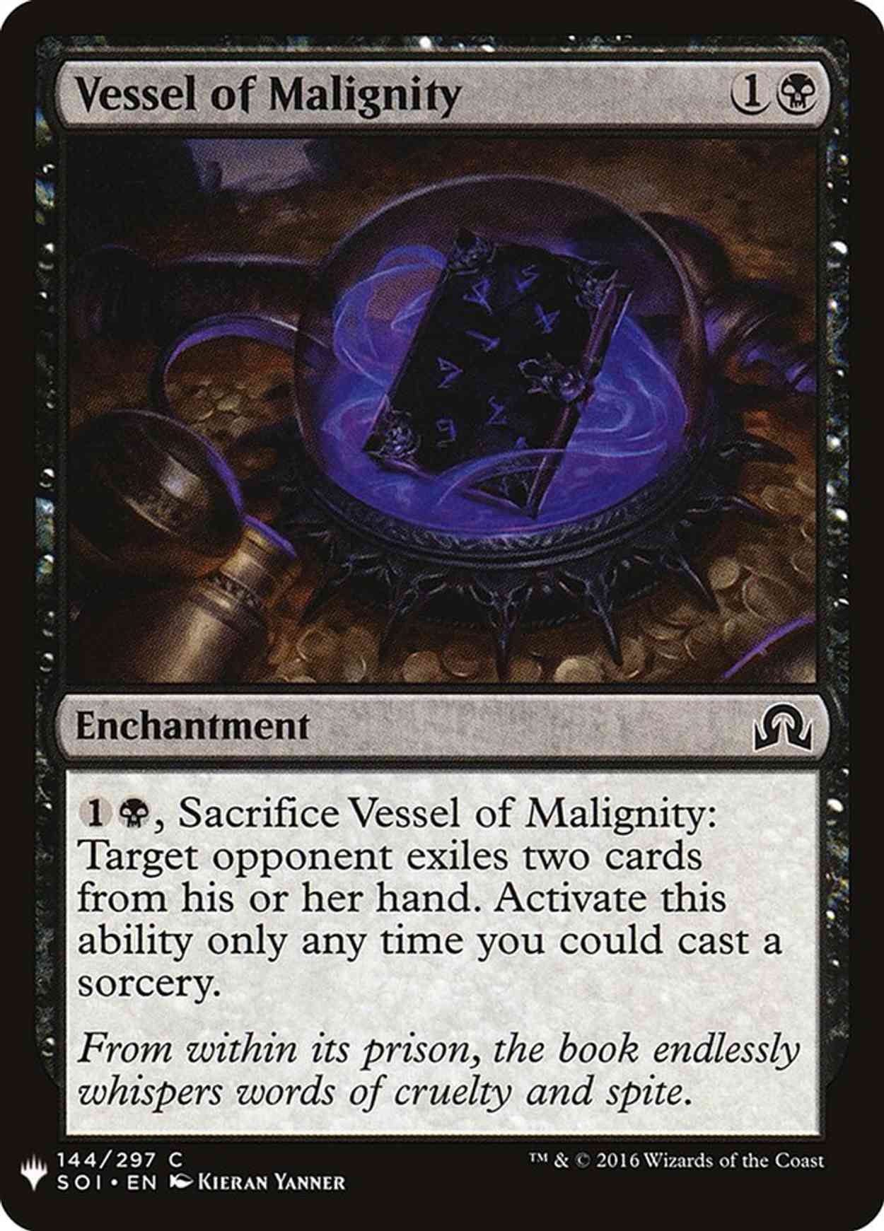 Vessel of Malignity magic card front