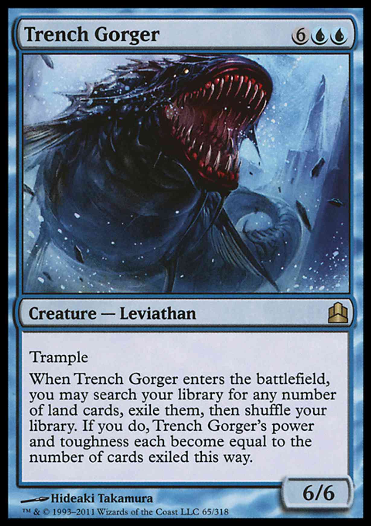 Trench Gorger magic card front