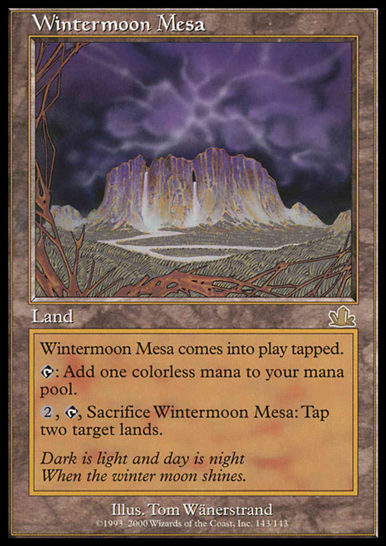 Wintermoon Mesa magic card front