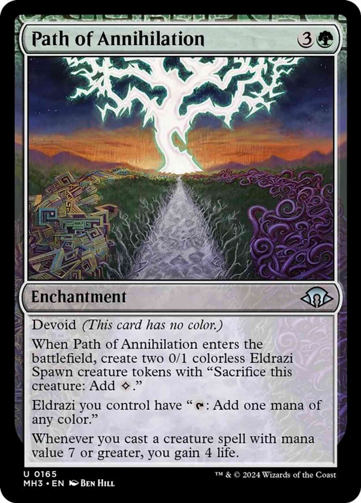 Path of Annihilation magic card front