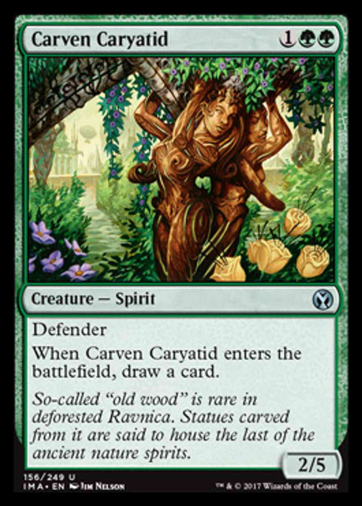 Carven Caryatid magic card front