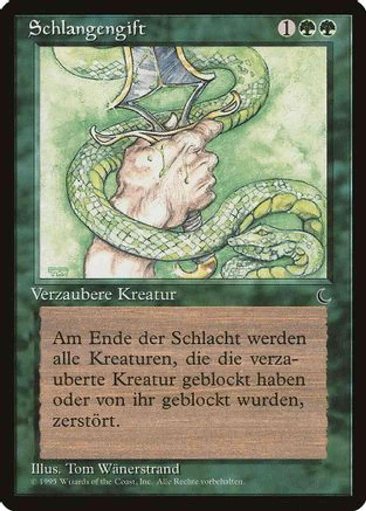Venom (German) - "Schlangengift" magic card front