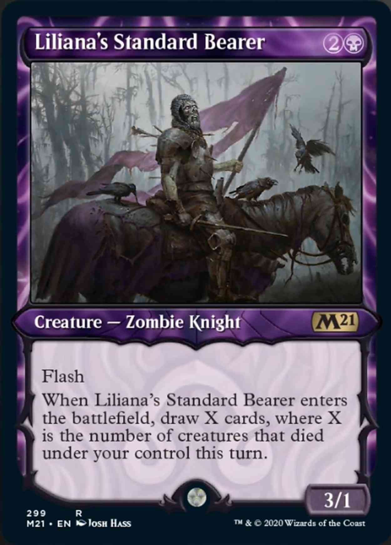 Liliana's Standard Bearer (Showcase) magic card front