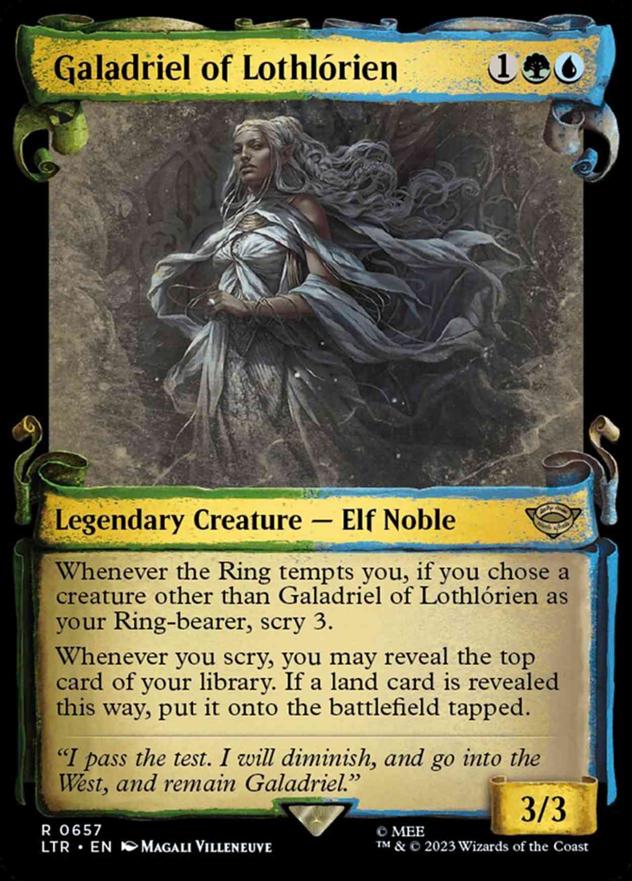 Galadriel of Lothlórien (Showcase Scrolls) magic card front