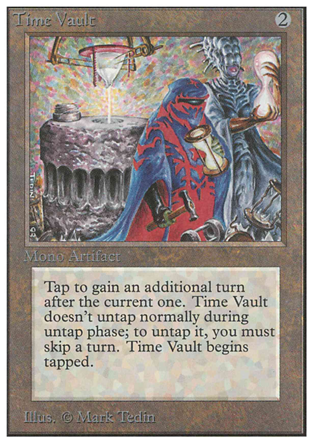Time Vault magic card front