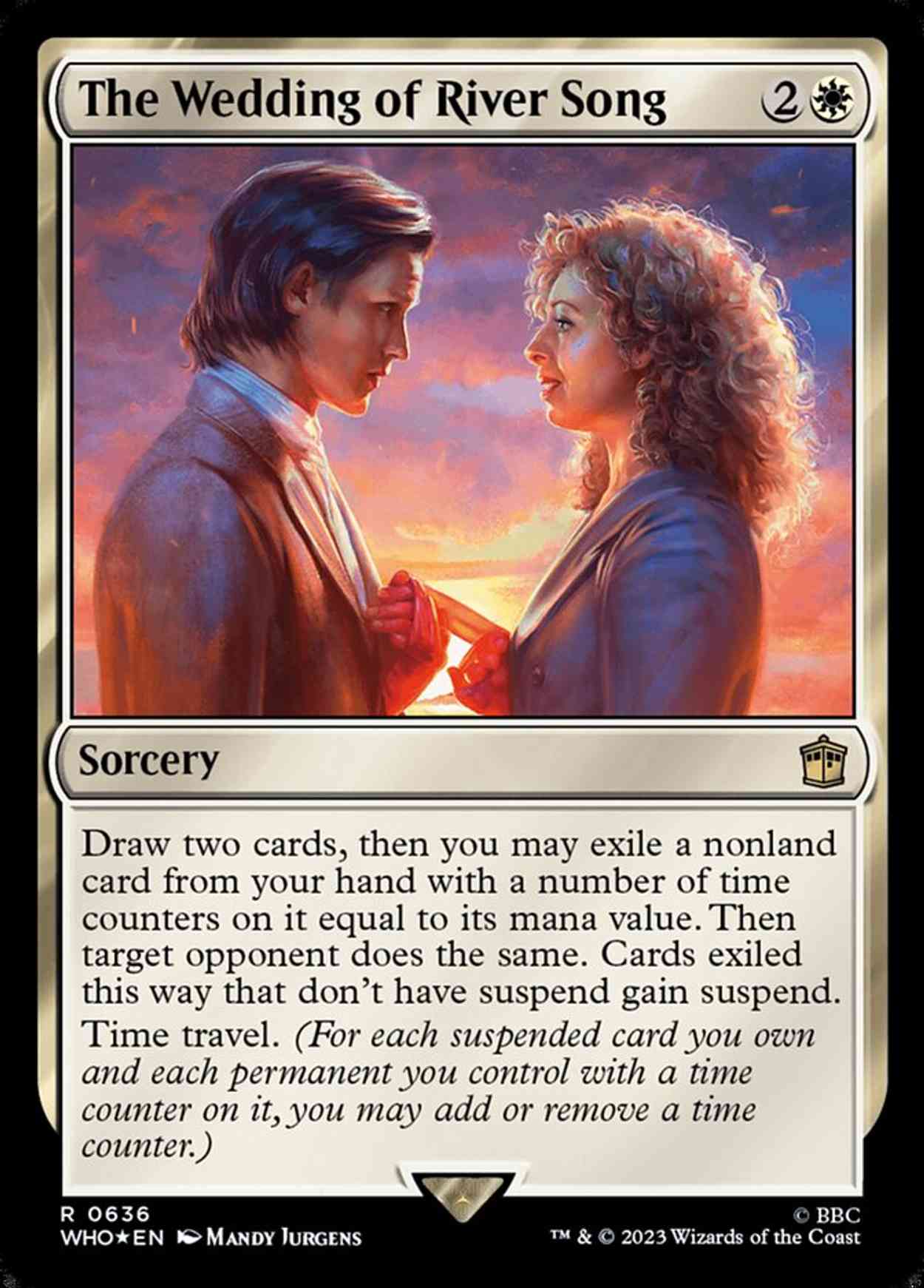 The Wedding of River Song (Surge Foil) magic card front