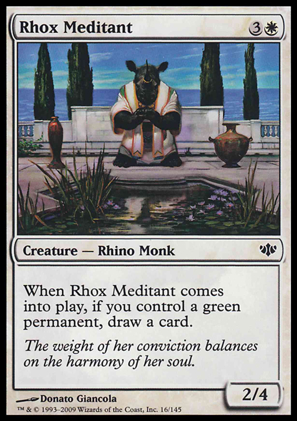 Rhox Meditant magic card front