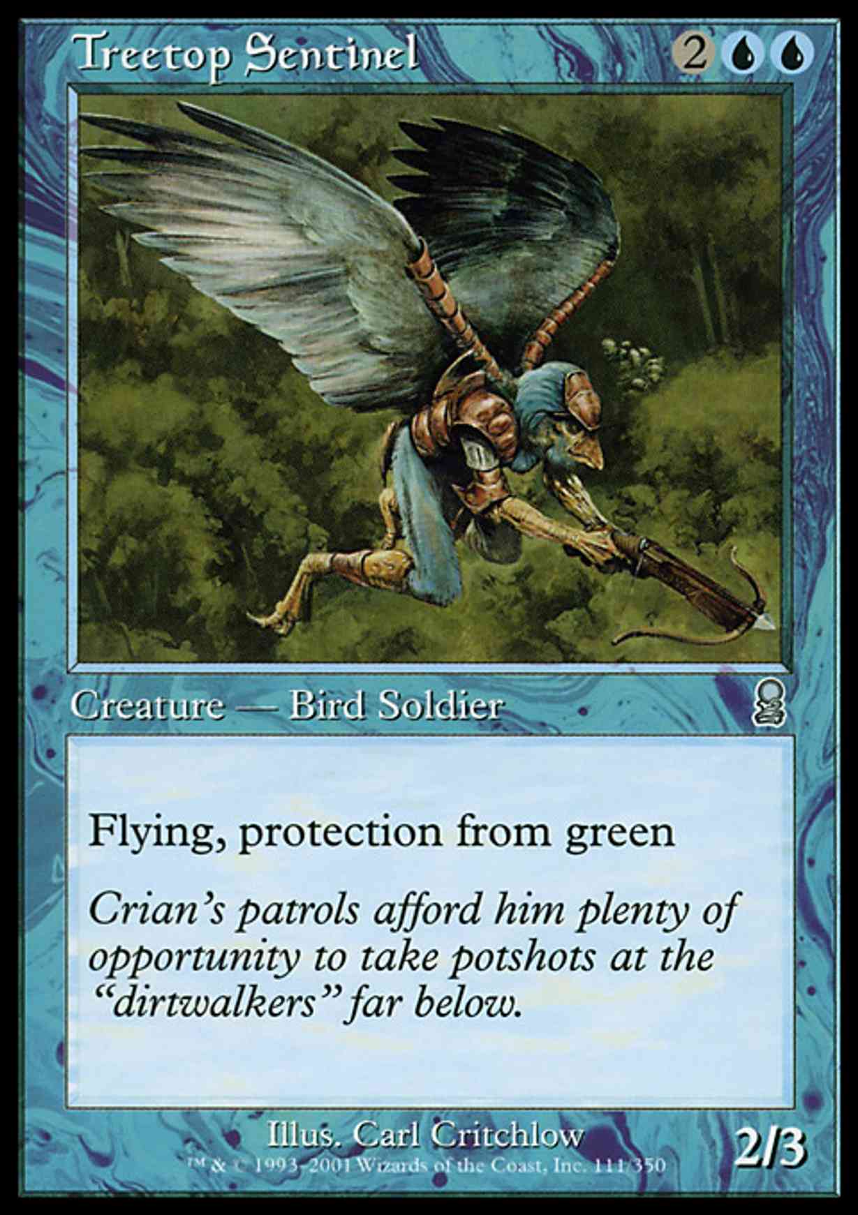 Treetop Sentinel magic card front