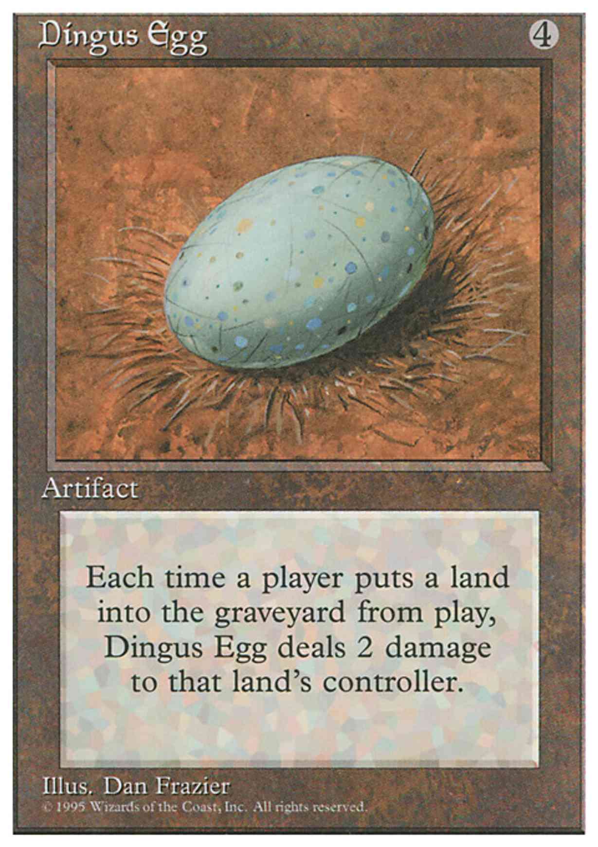 Dingus Egg magic card front