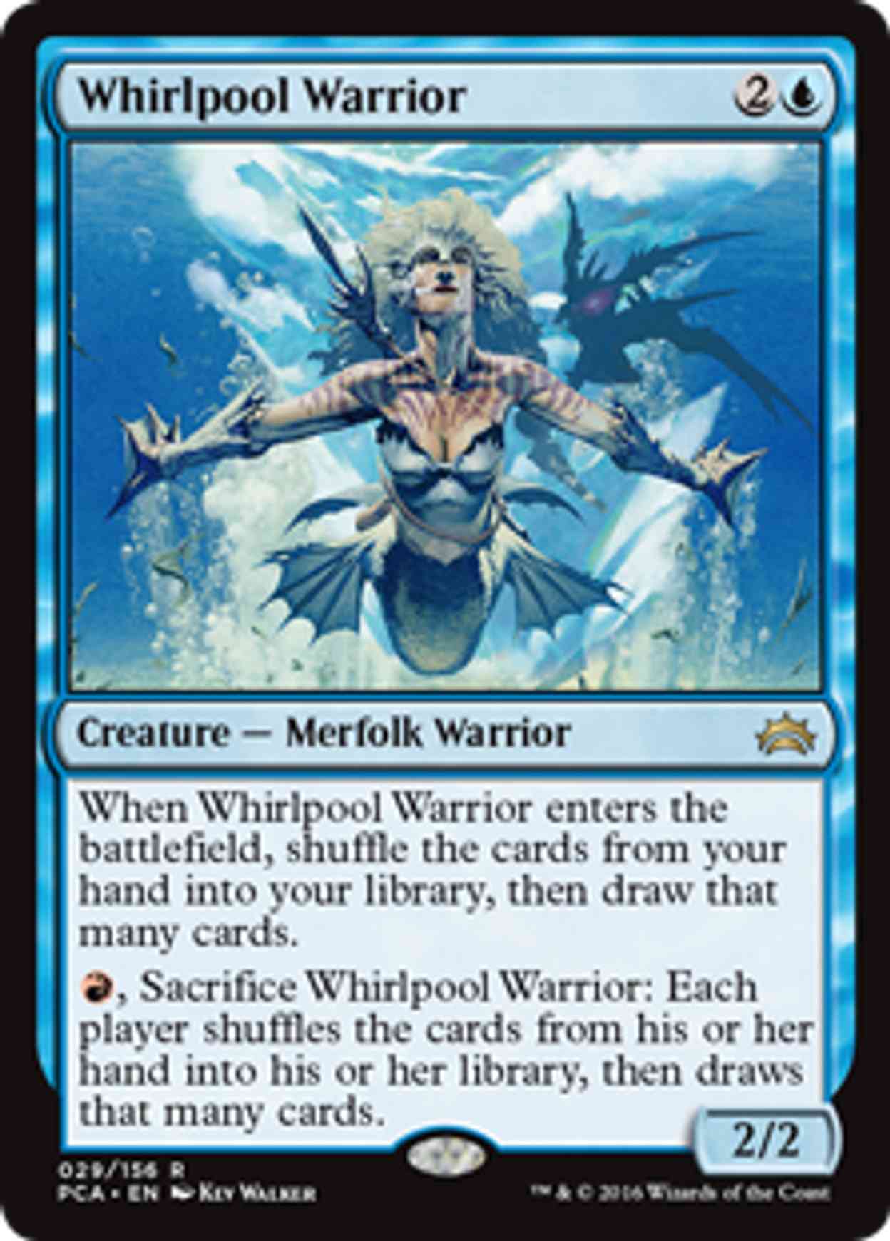 Whirlpool Warrior magic card front