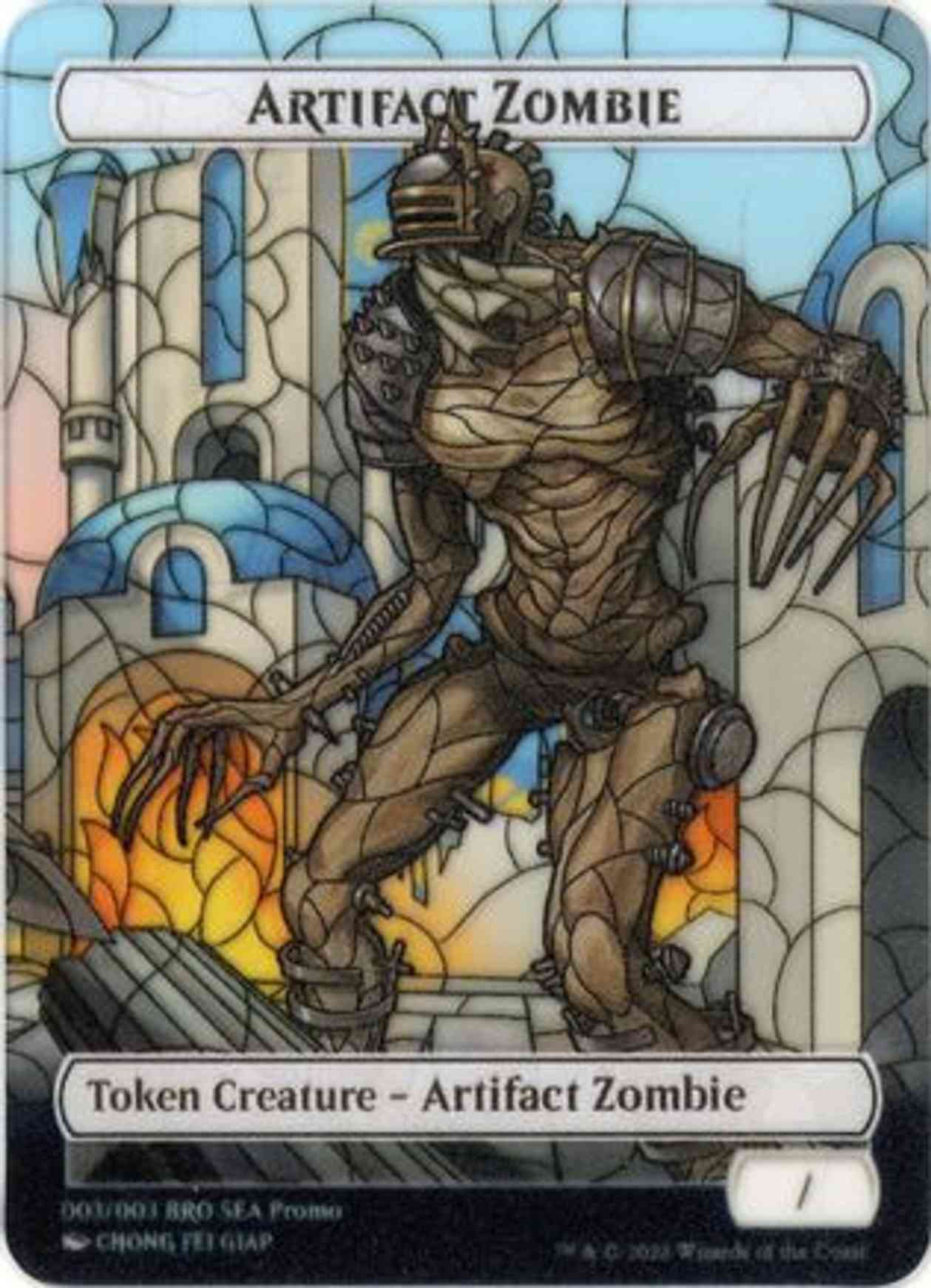 Artifact Zombie Token [SEA Exclusive] magic card front