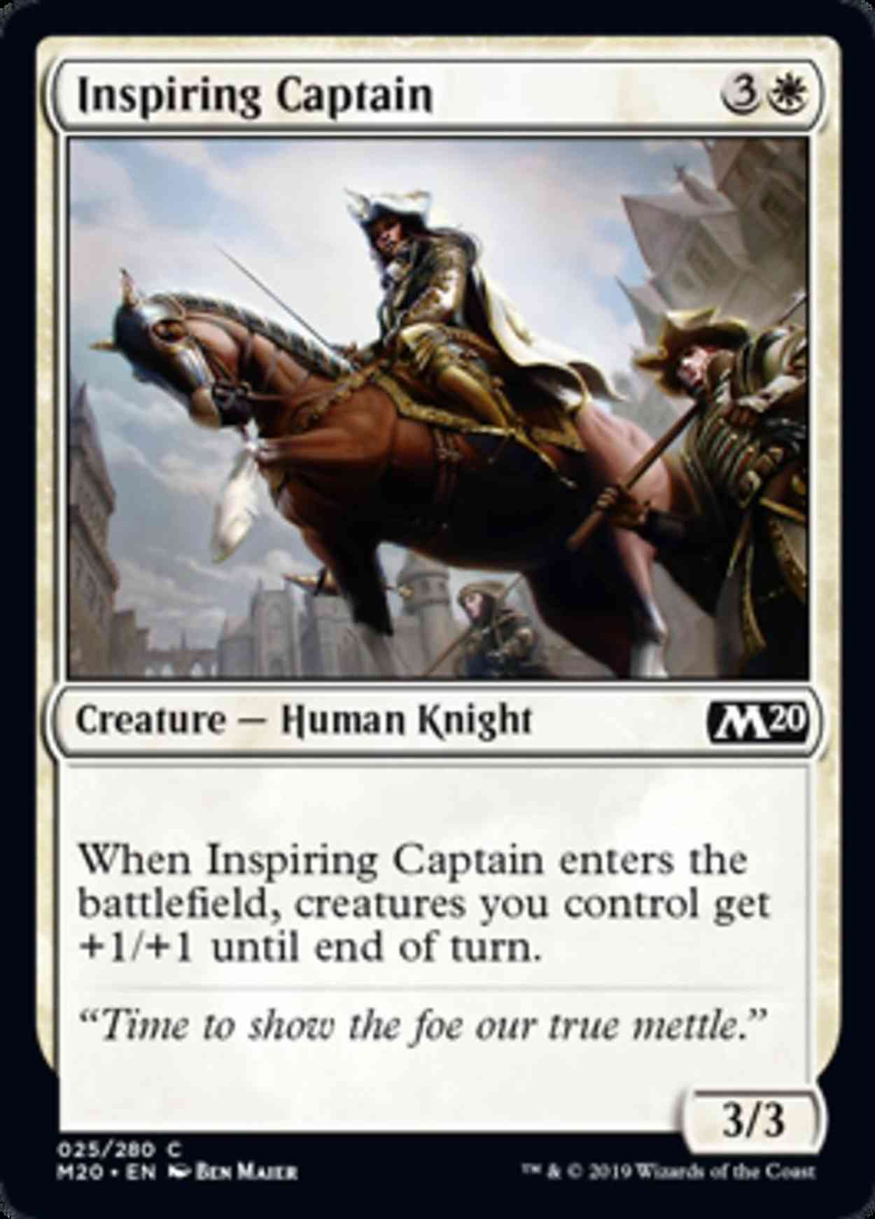 Inspiring Captain magic card front