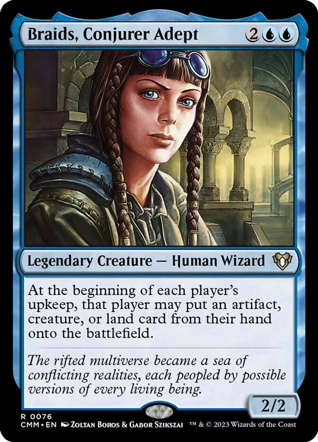 Braids, Conjurer Adept magic card front