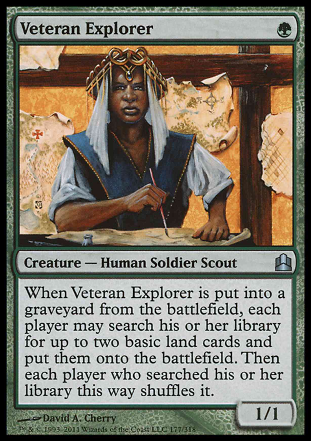 Veteran Explorer magic card front