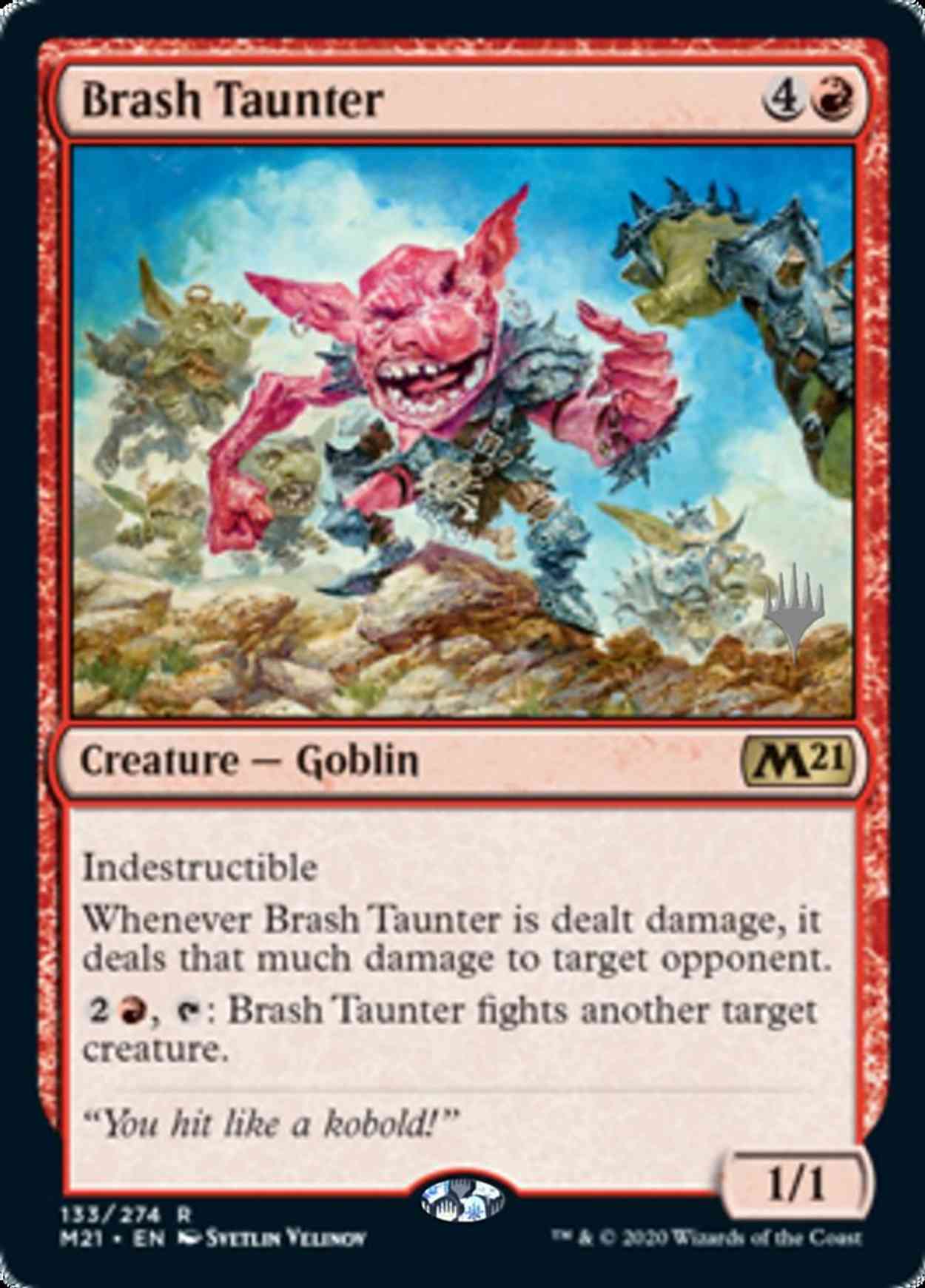 Brash Taunter magic card front