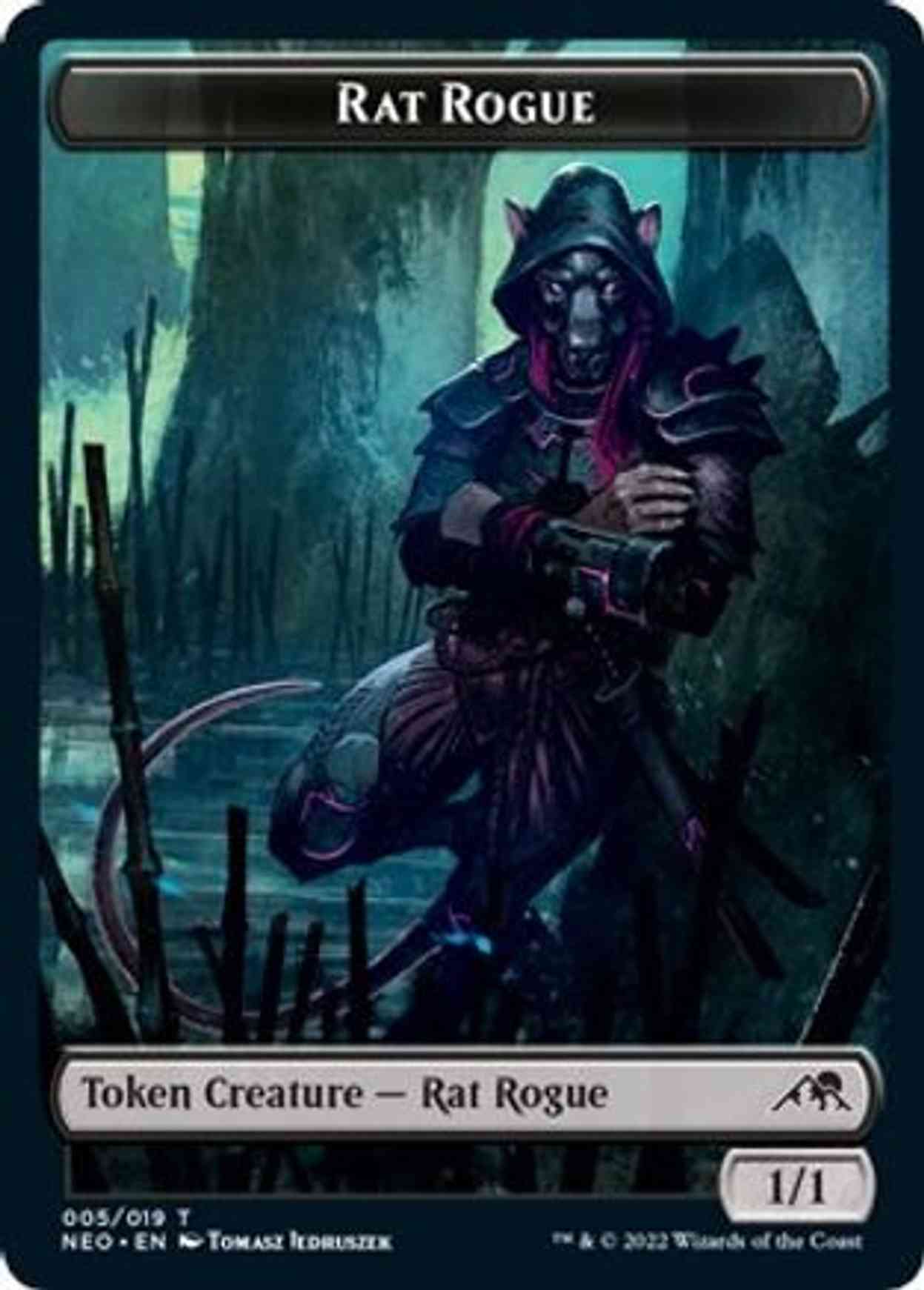 Rat Rogue Token magic card front