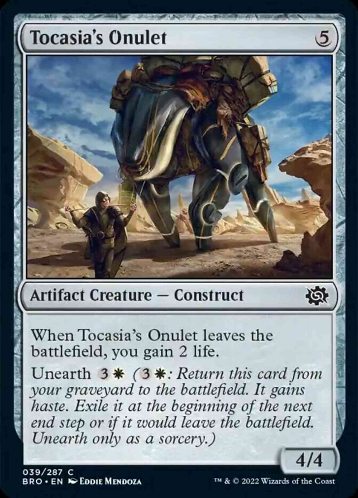 Tocasia's Onulet magic card front