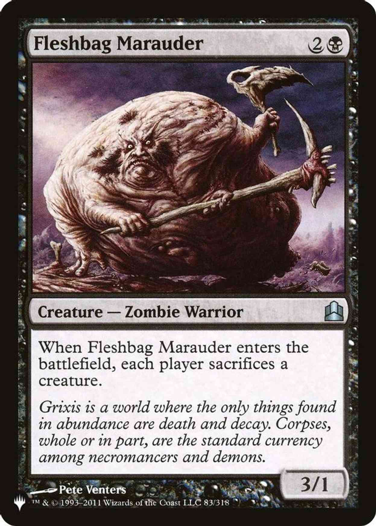 Fleshbag Marauder magic card front