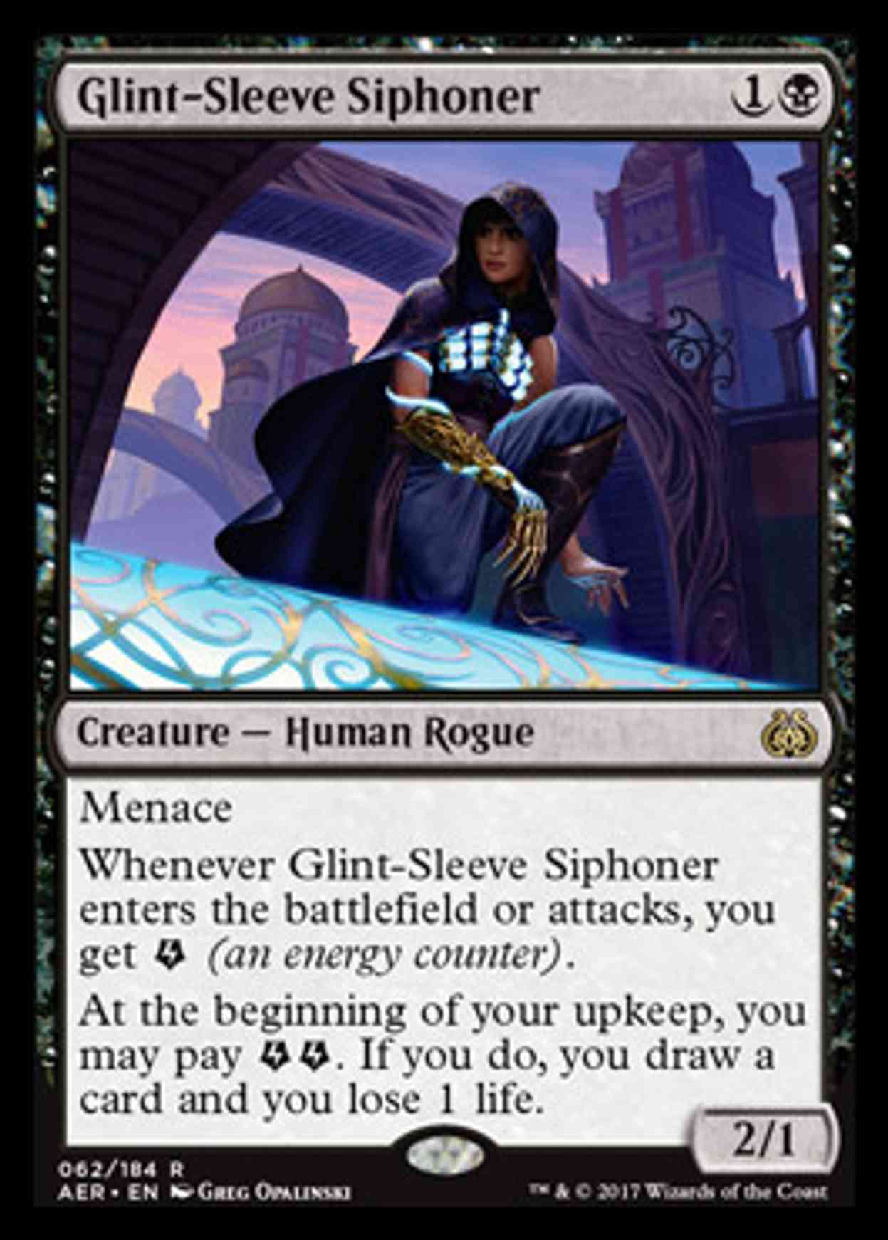 Glint-Sleeve Siphoner magic card front