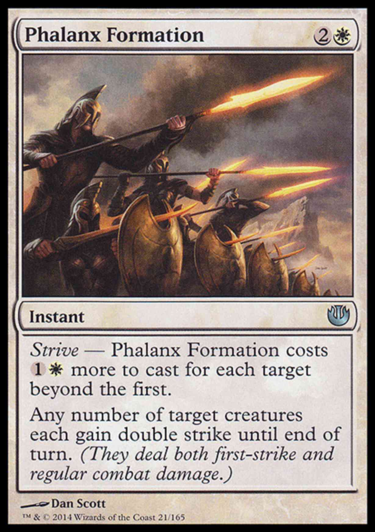 Phalanx Formation magic card front