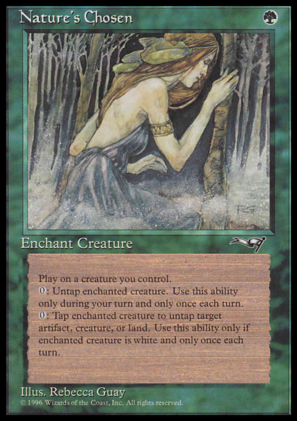 Nature's Chosen magic card front