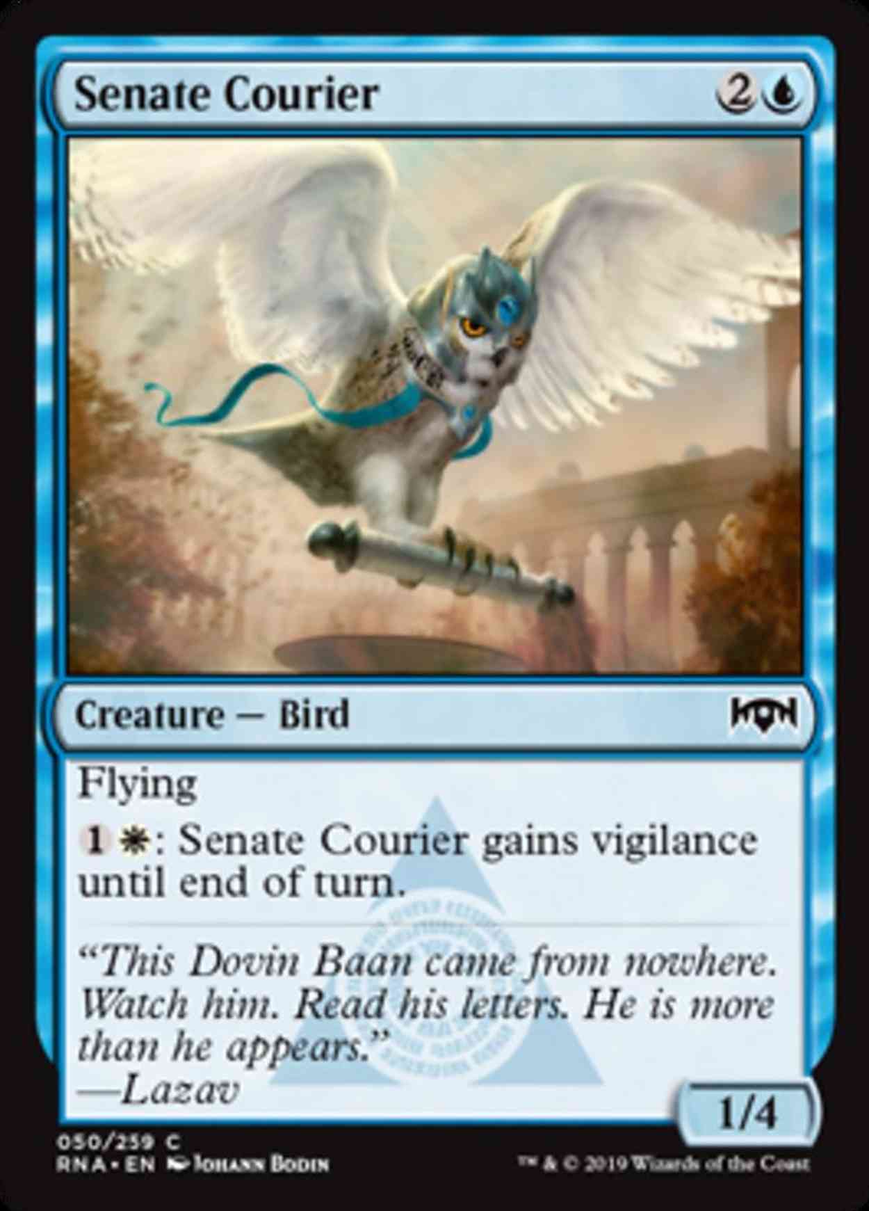 Senate Courier magic card front