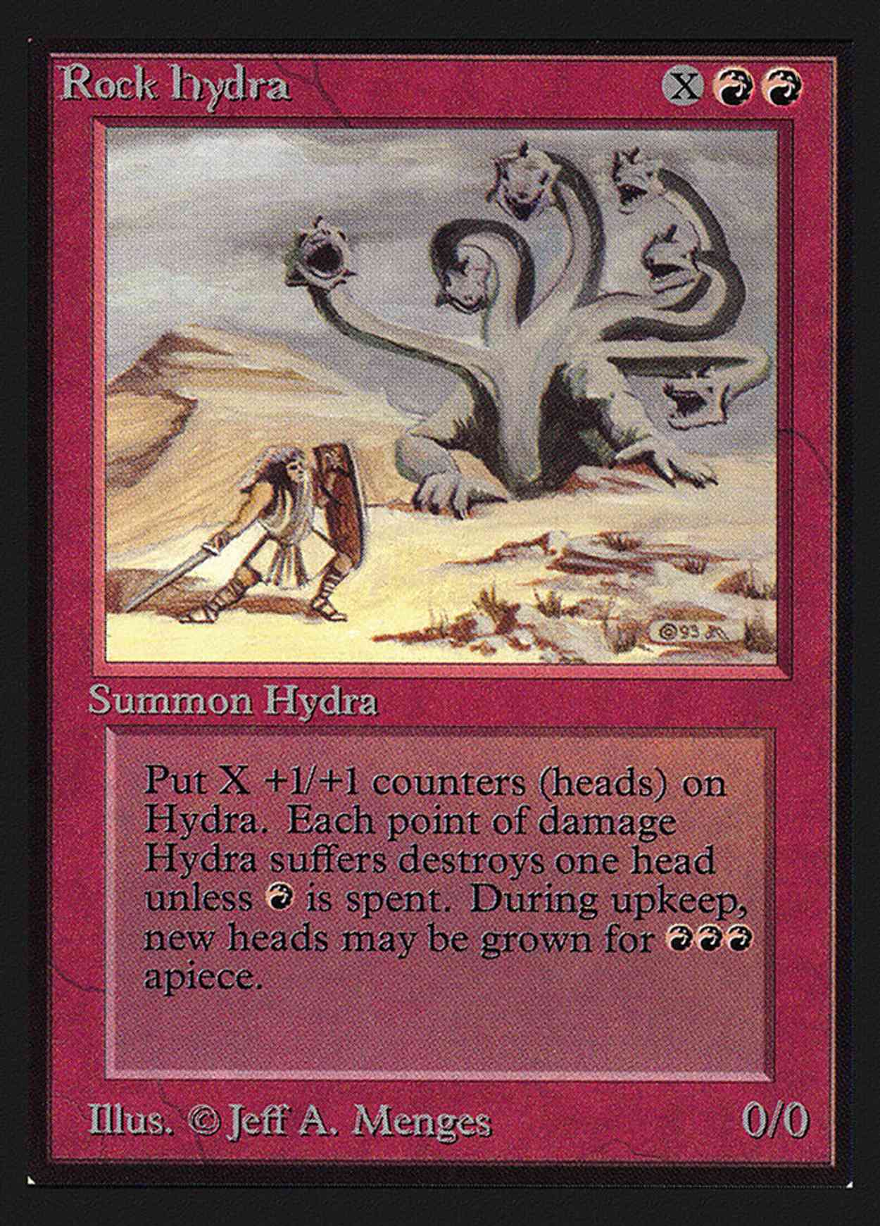 Rock Hydra (IE) magic card front