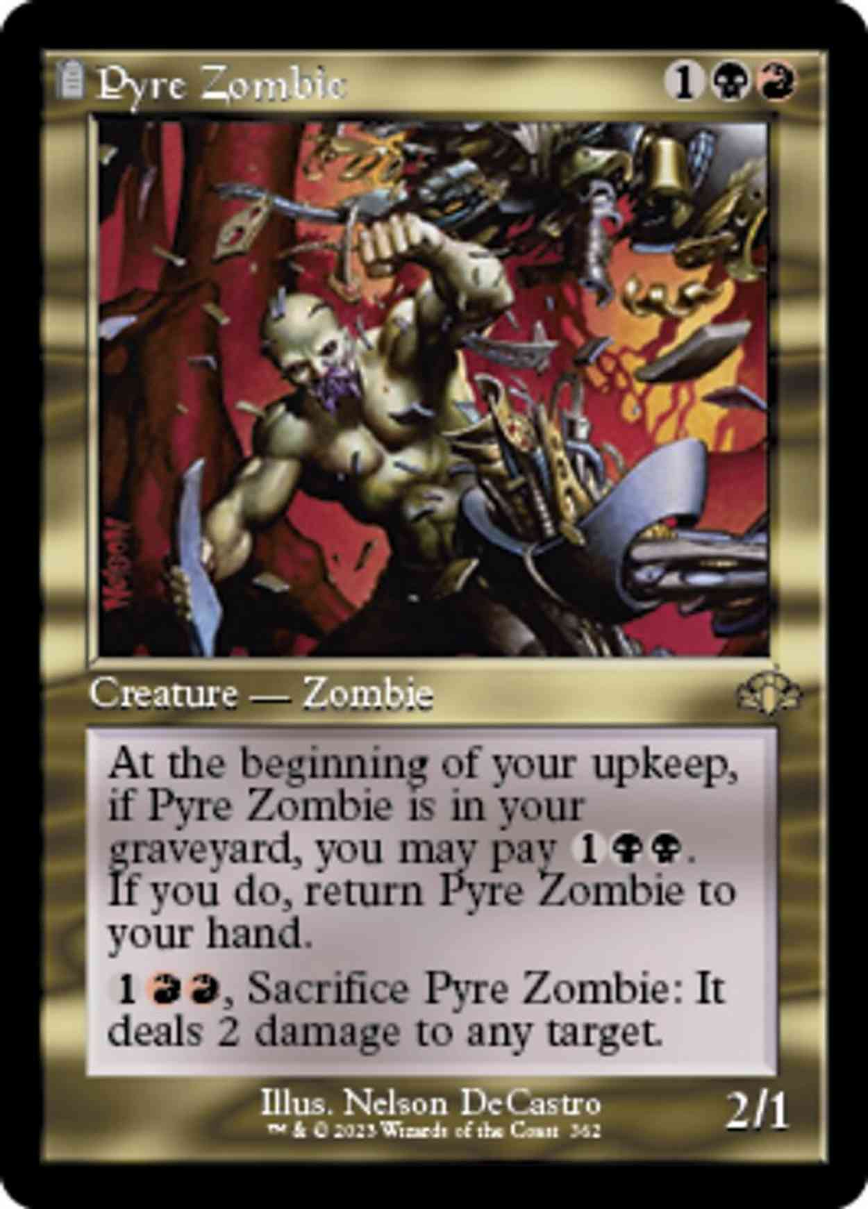 Pyre Zombie (Retro Frame) magic card front